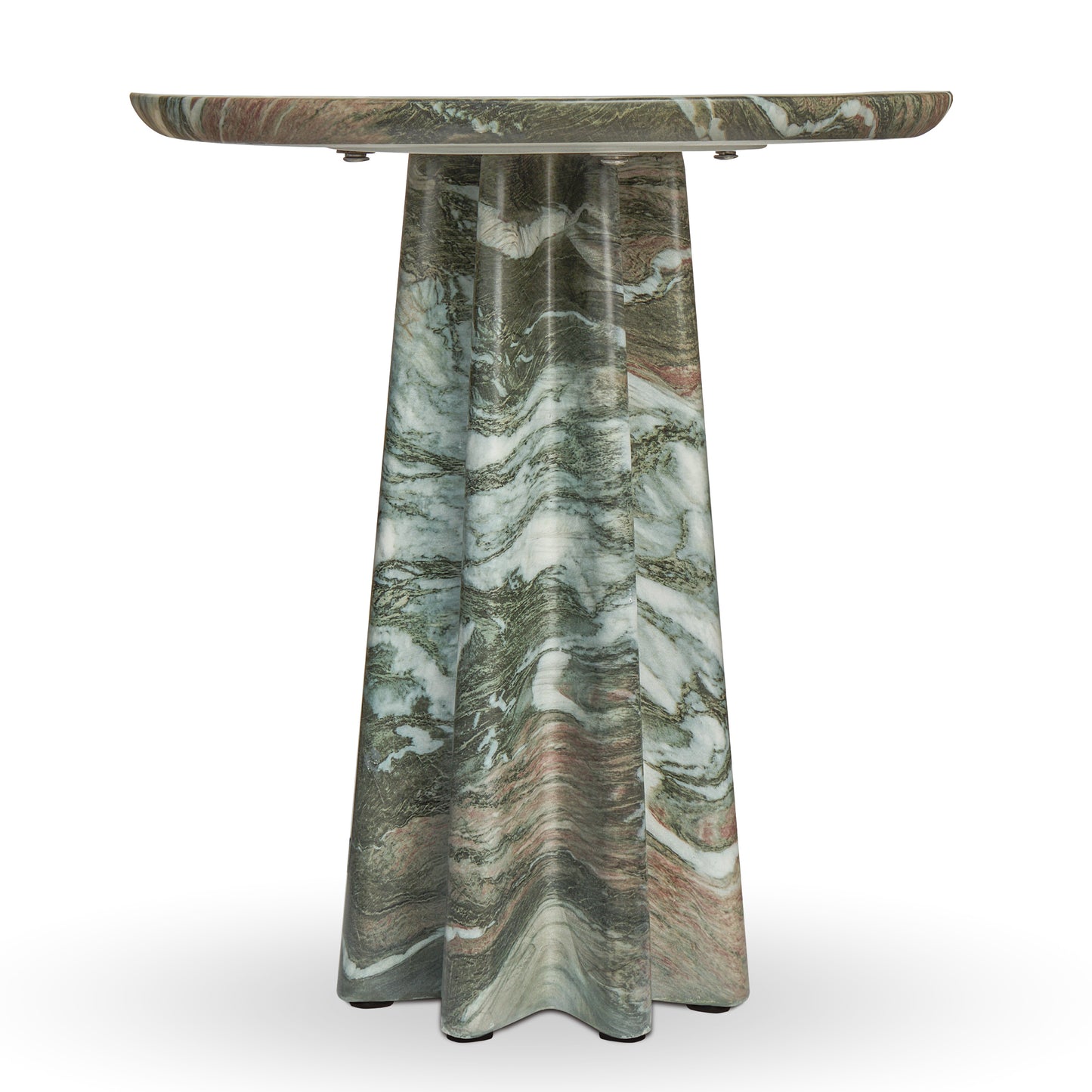 Folda 18" Side Table | Green Marble