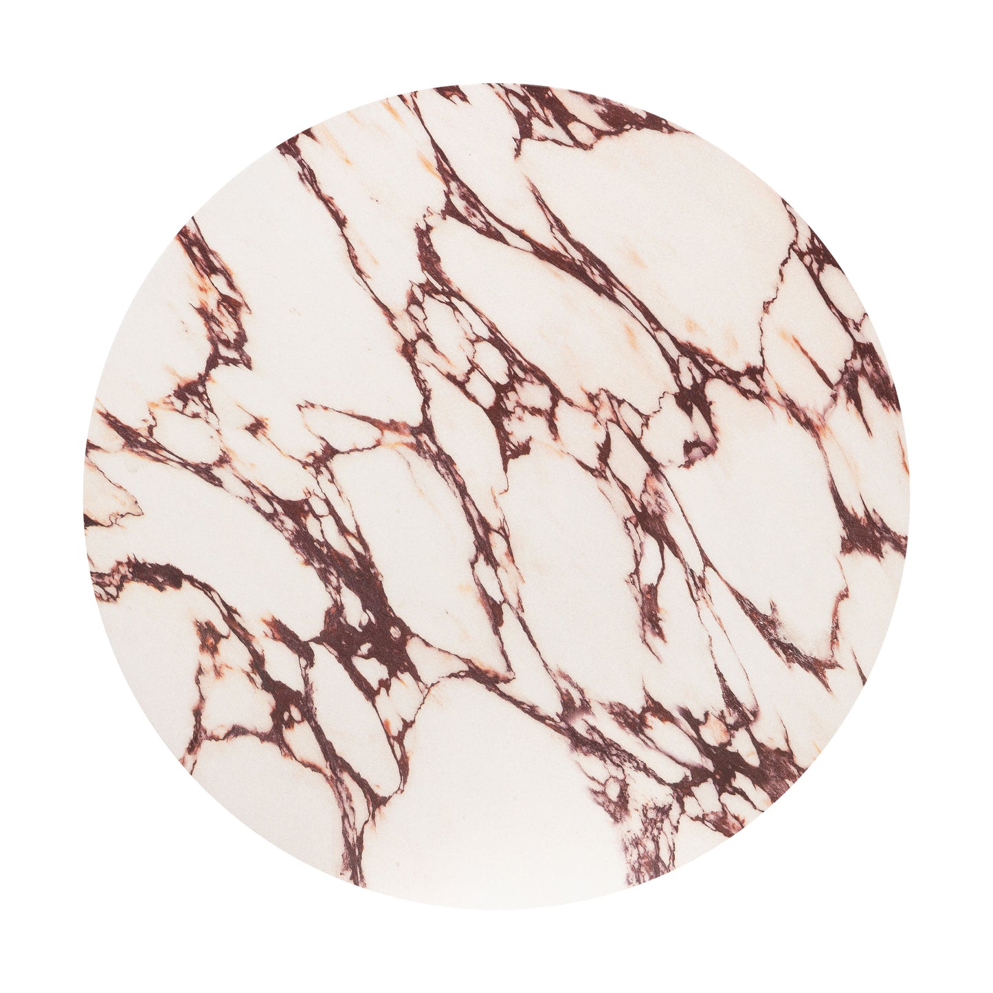 Riba 16" Side Table | Arabesco White