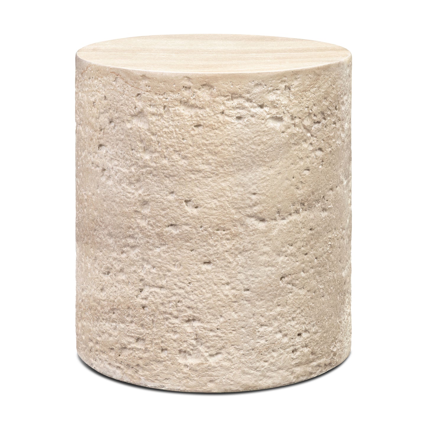 Rokka 16" Side Table | Travertine