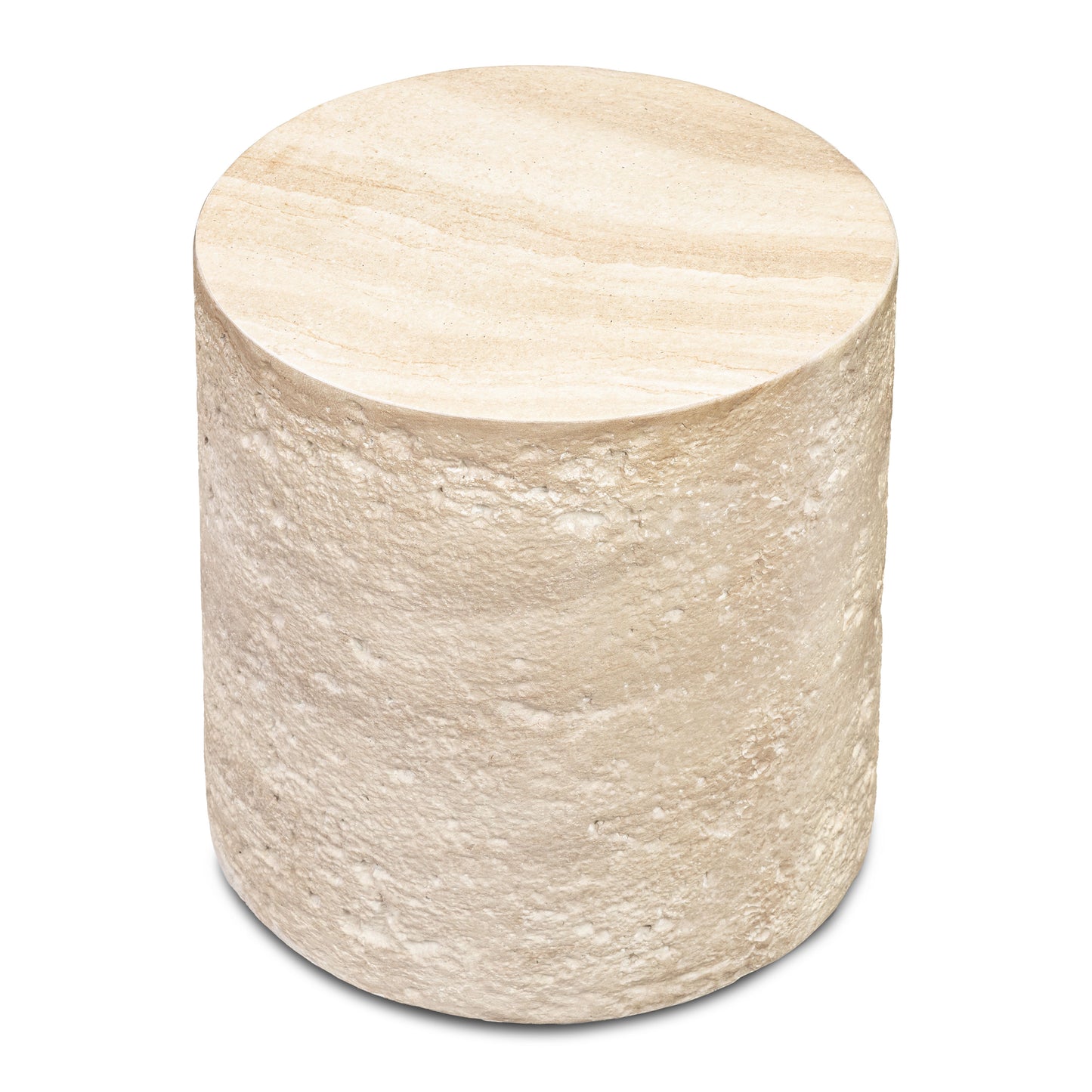 Rokka 16" Side Table | Travertine