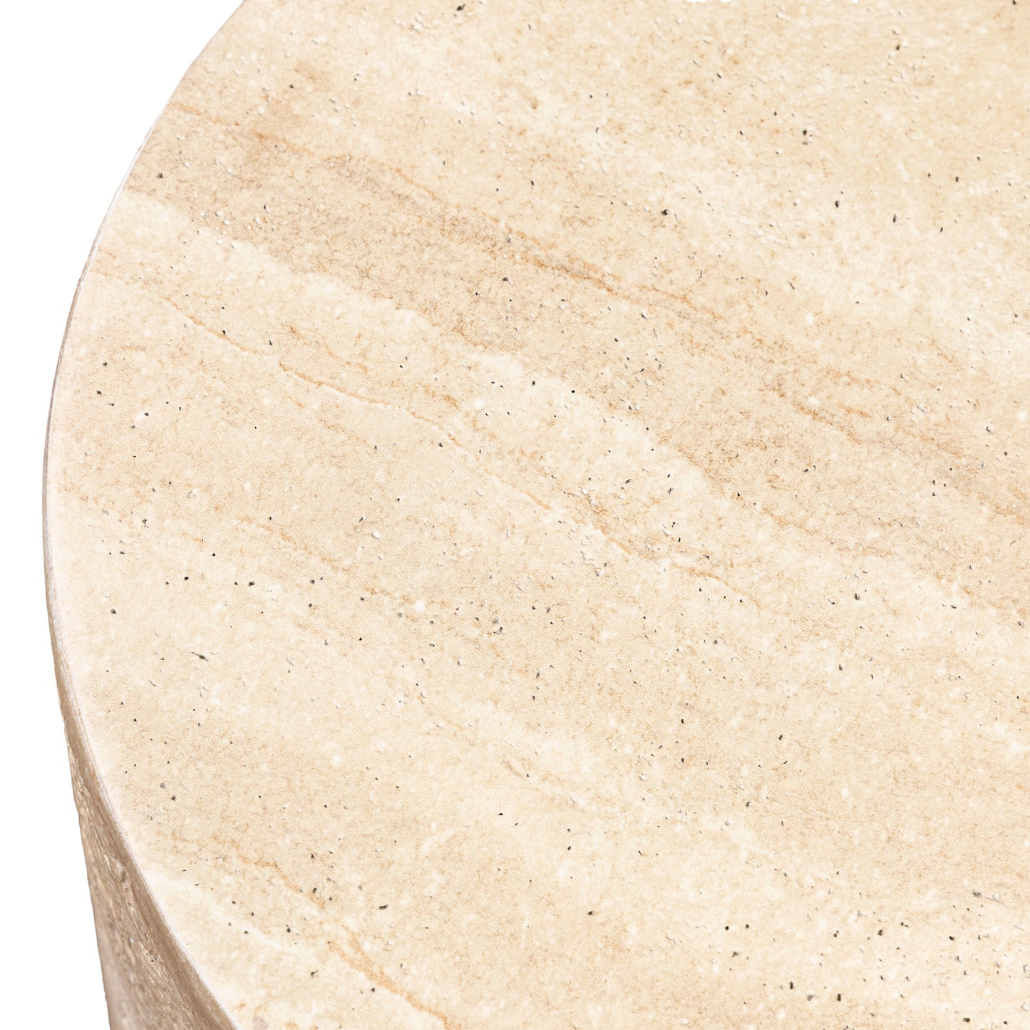 Rokka 16" Side Table | Travertine
