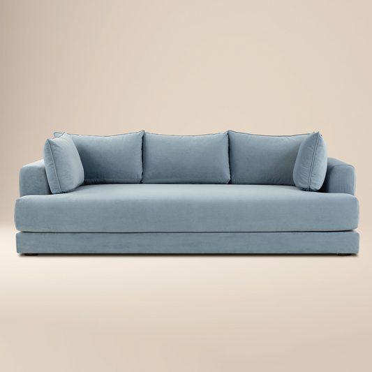 Marcel 99" Sofa | Powder Blue
