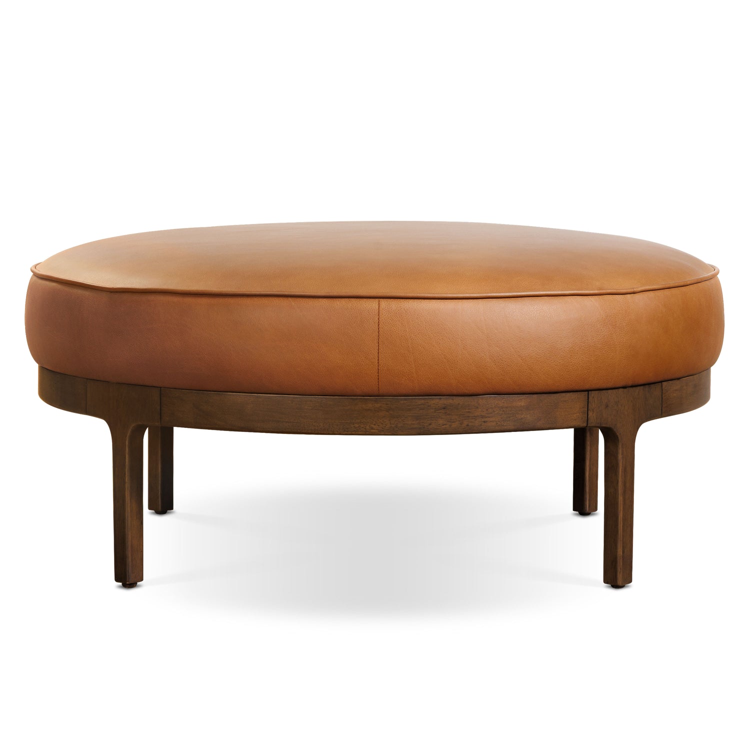 Cosmo Leather Ottoman (39