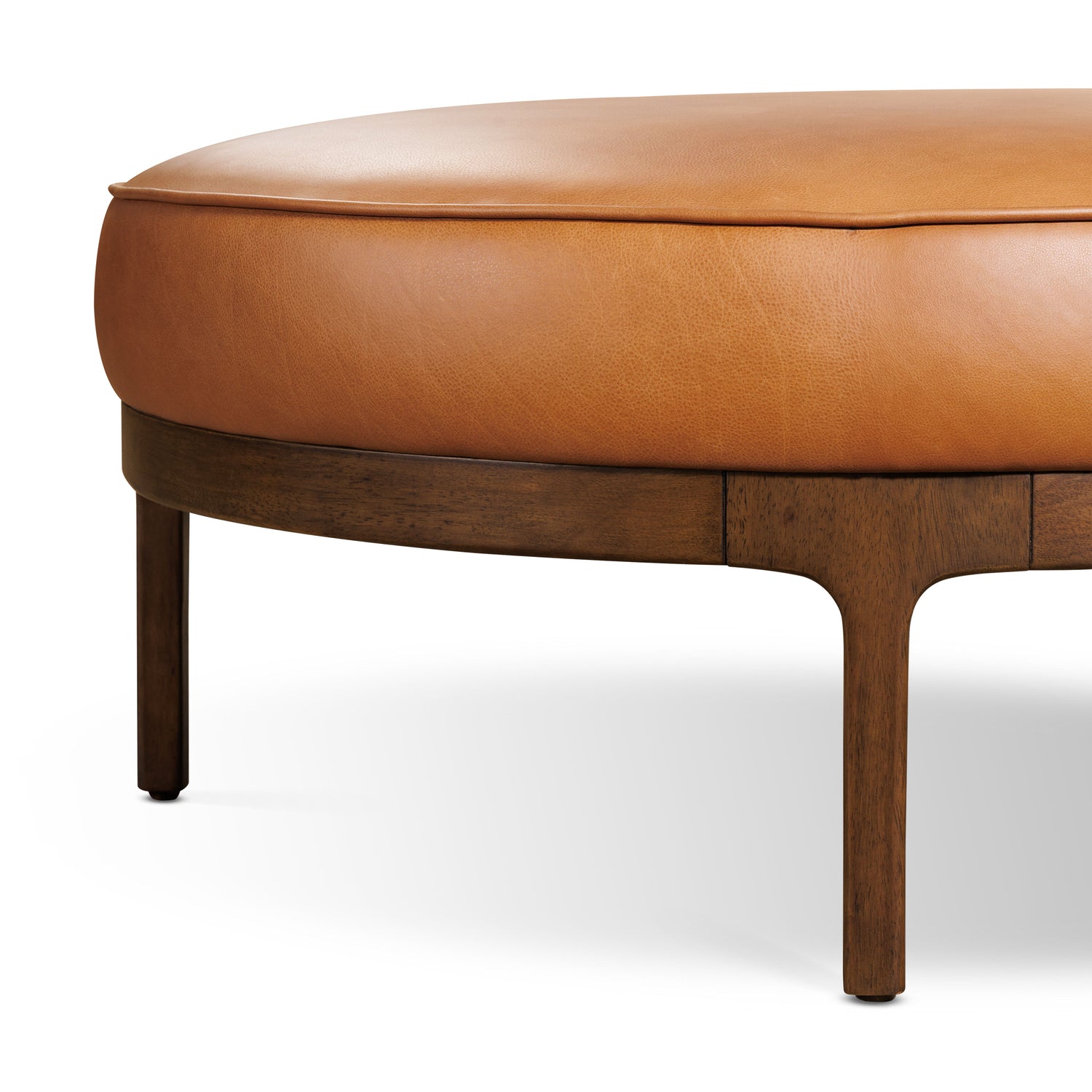 Cosmo Leather Ottoman (39