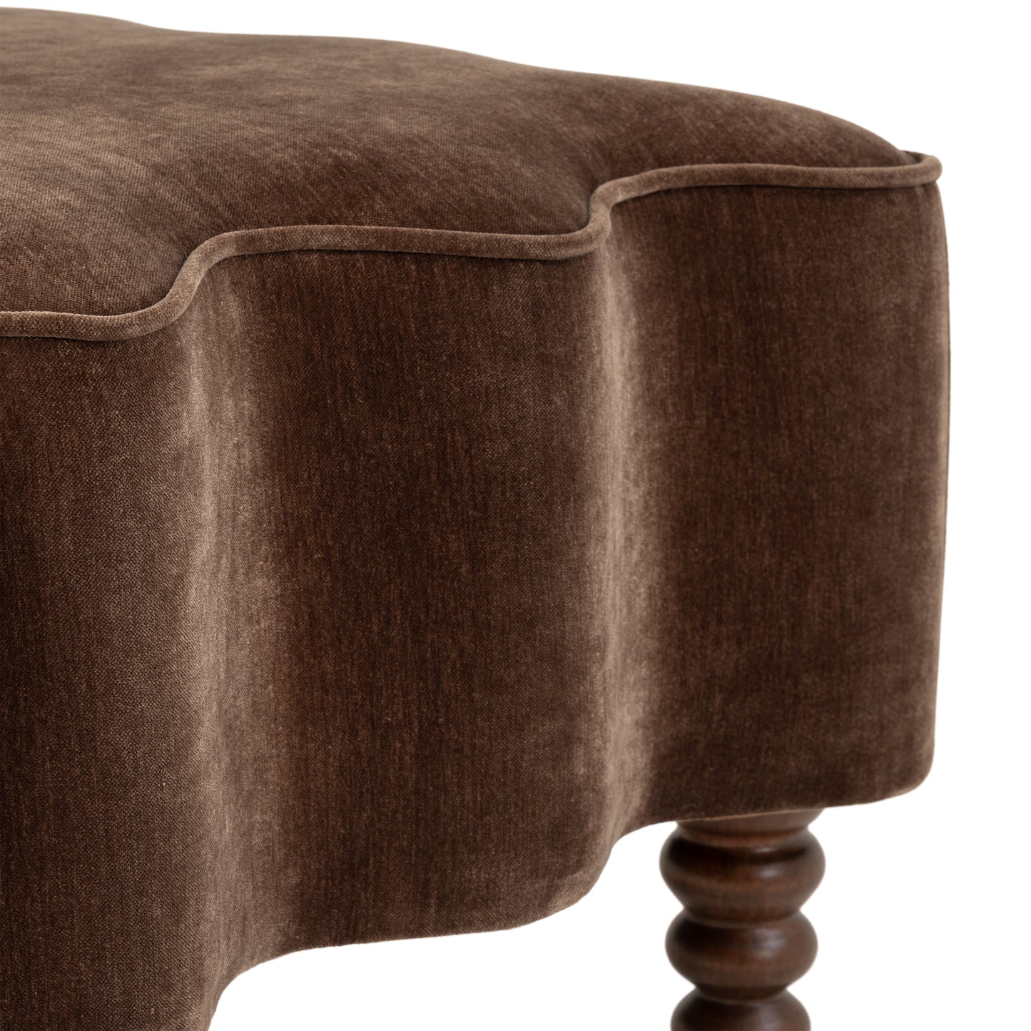 Torno 35" Ottoman | Bronzer Brown