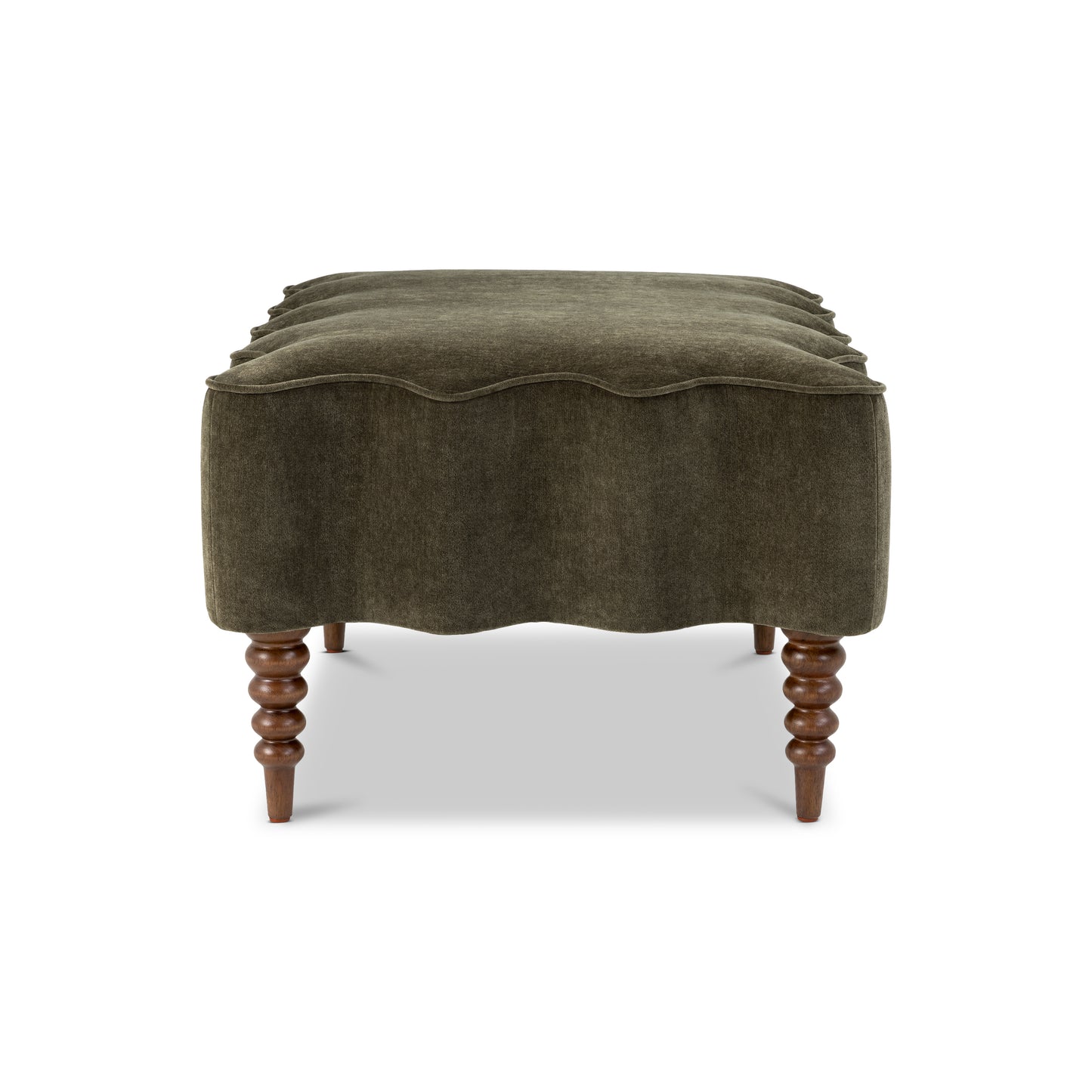 Torno 35" Ottoman | Lume Green