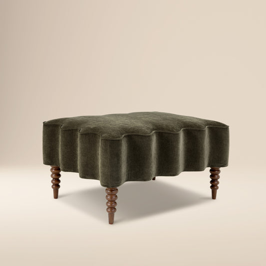 Torno 35" Ottoman | Lume Green