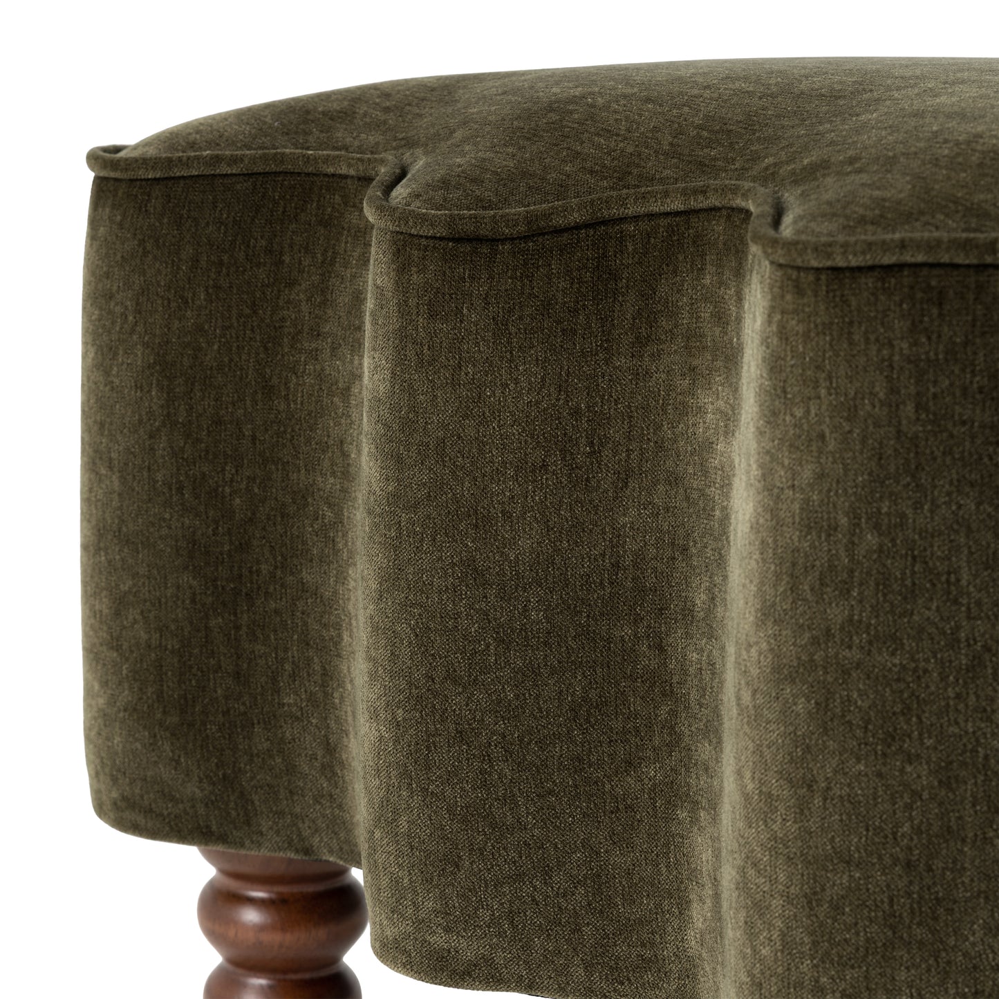 Torno 35" Ottoman | Lume Green