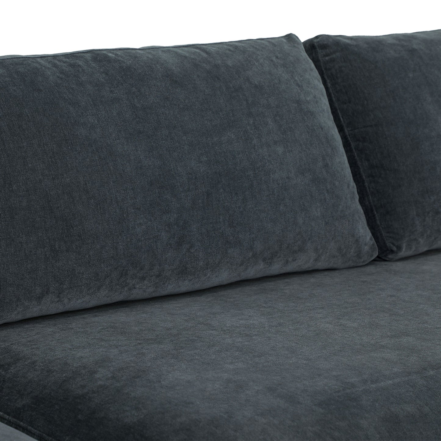 Madero 116" Left-facing Sleeper Bumper Chaise Sectional | Boreal Blue
