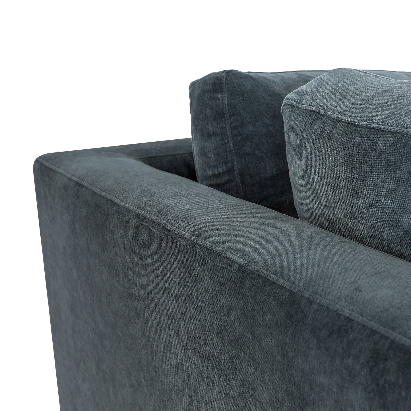 Madero 116" Left-facing Sleeper Bumper Chaise Sectional | Boreal Blue