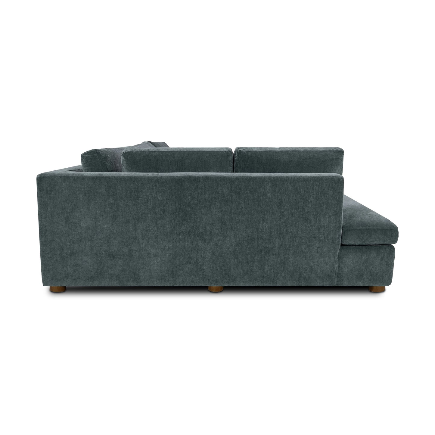 Madero 116" Left-facing Sleeper Bumper Chaise Sectional | Boreal Blue