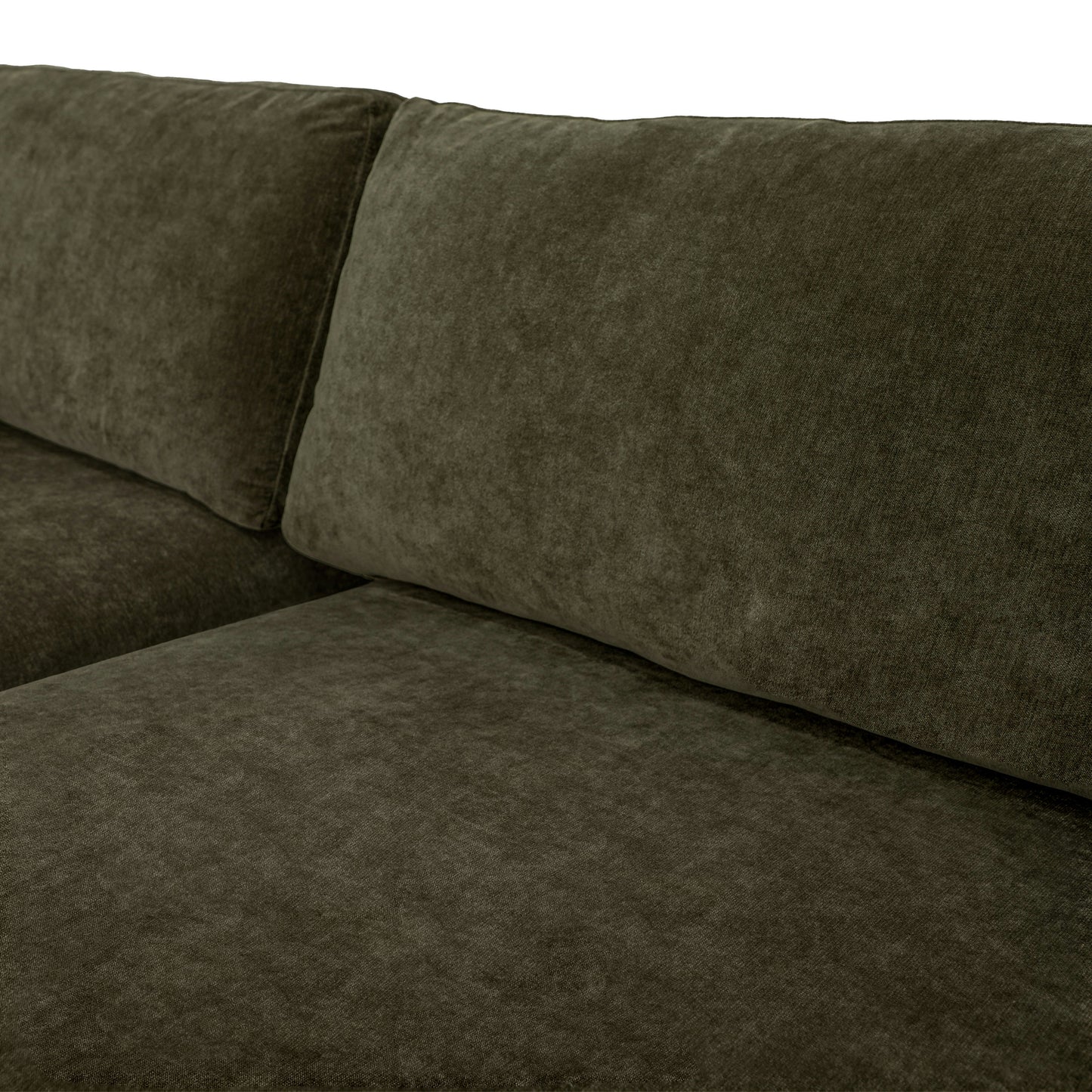 Madero 116" Left-facing Sleeper Bumper Chaise Sectional | Lume Green
