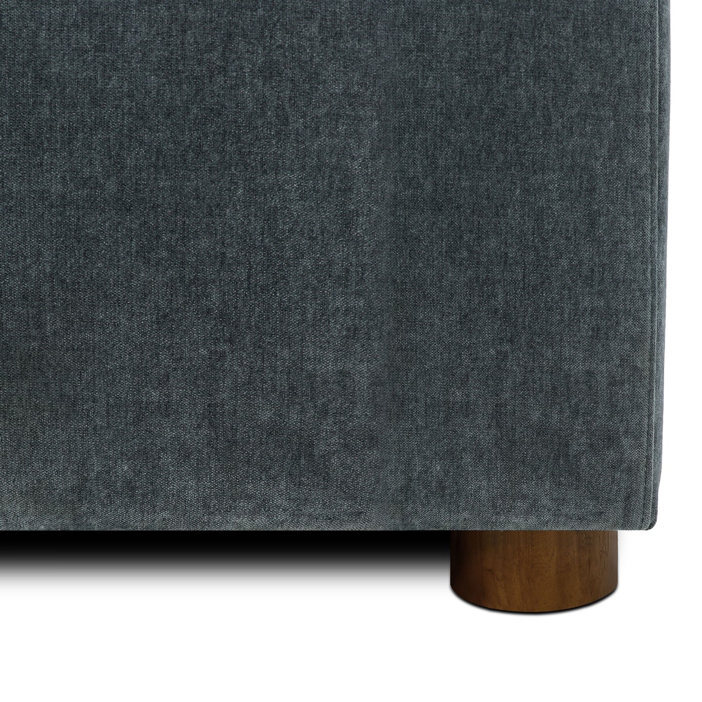 Madero 116" Right-facing Sleeper Bumper Chaise Sectional | Boreal Blue