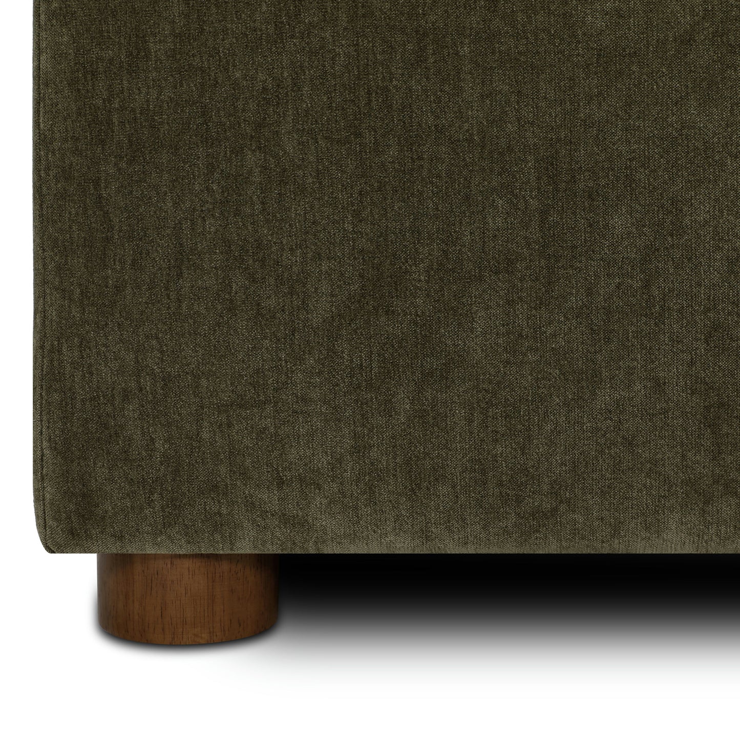 Madero 116" Right-facing Sleeper Bumper Chaise Sectional | Lume Green