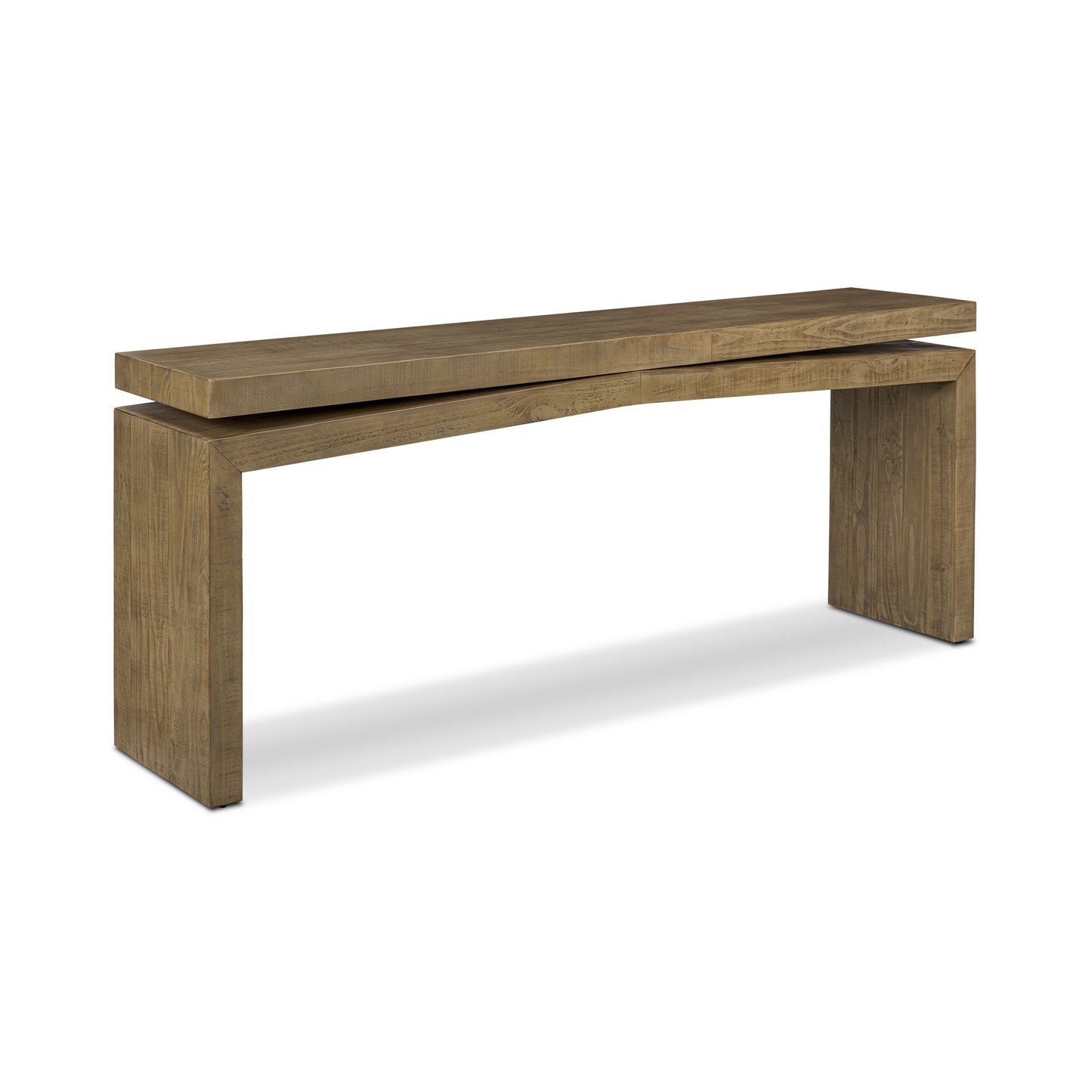 Tenby Console Table (78.75") | Weathered Pine