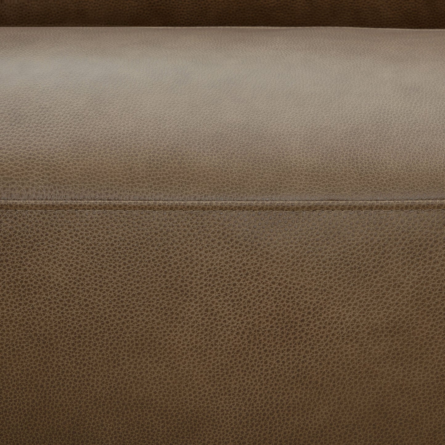 Denton 115" Leather L-Shaped Sectional | Chestnut Brown