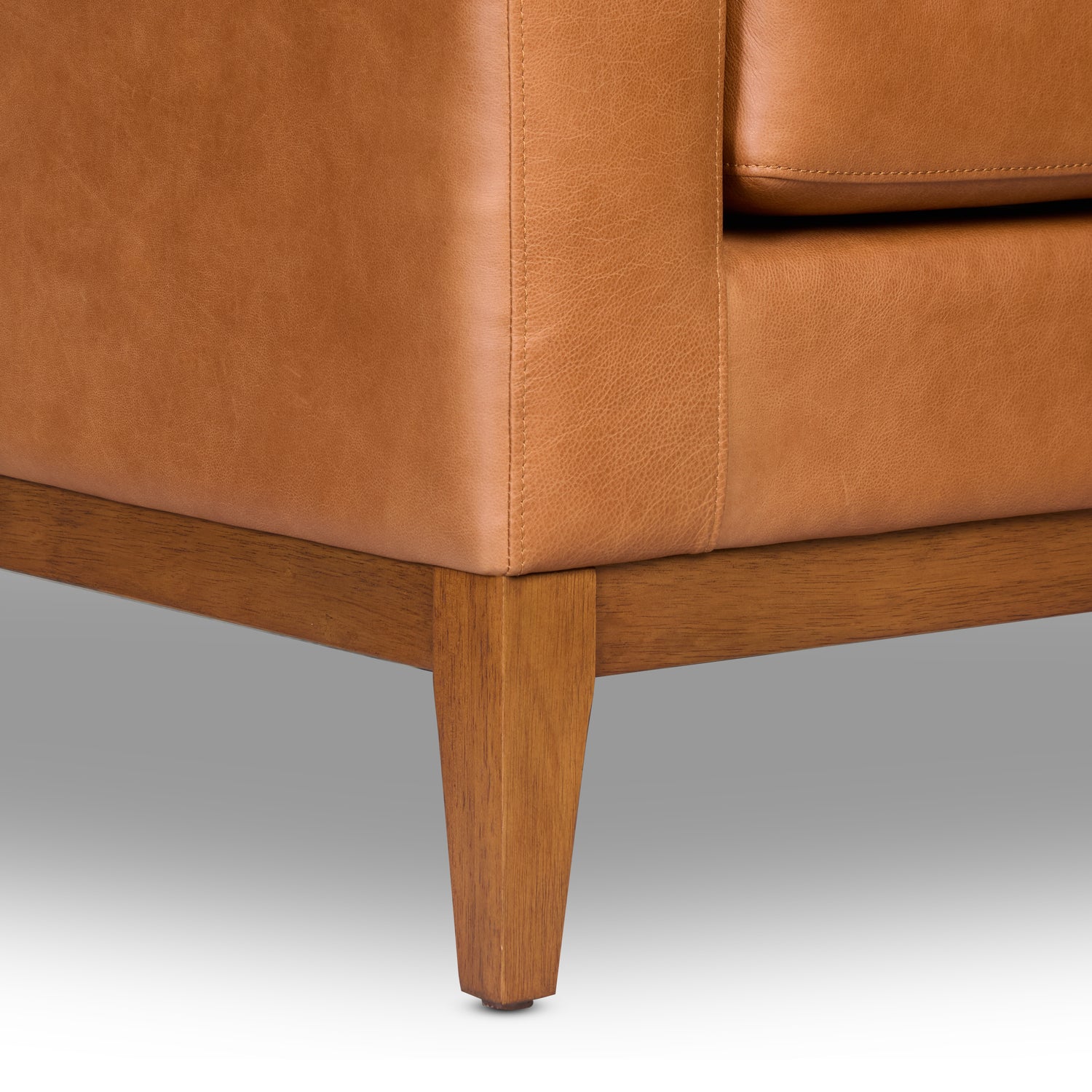 Zyon Leather Lounge Chair | Saddle Tan | Set of 2 