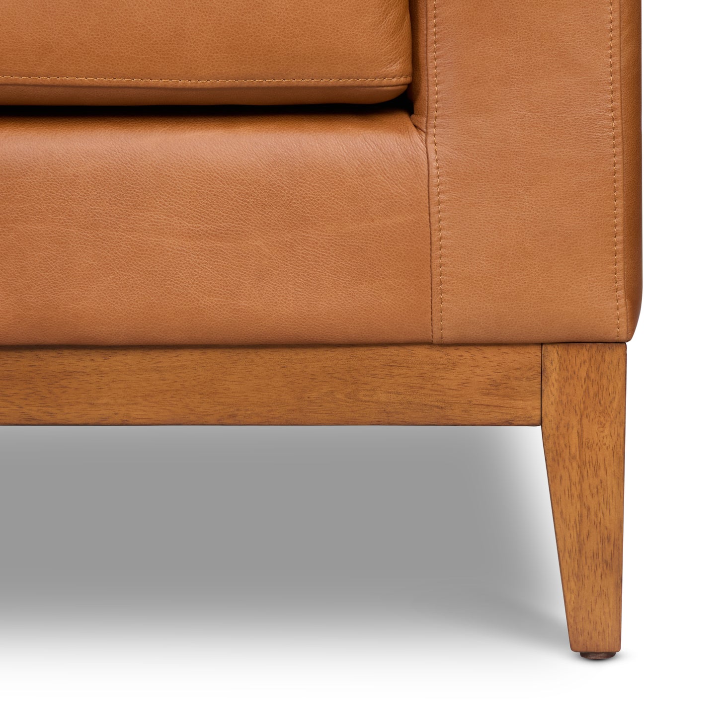 Zyon Leather Lounge Chair | Saddle Tan | Set of 2