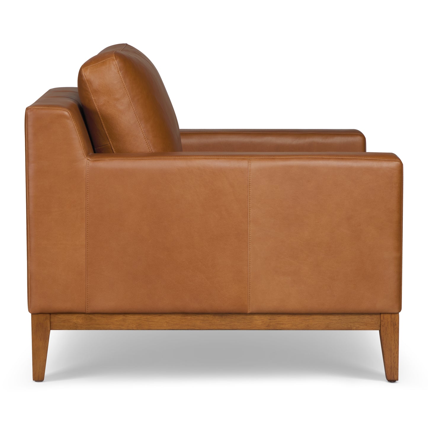 Zyon Leather Lounge Chair | Saddle Tan | Set of 2