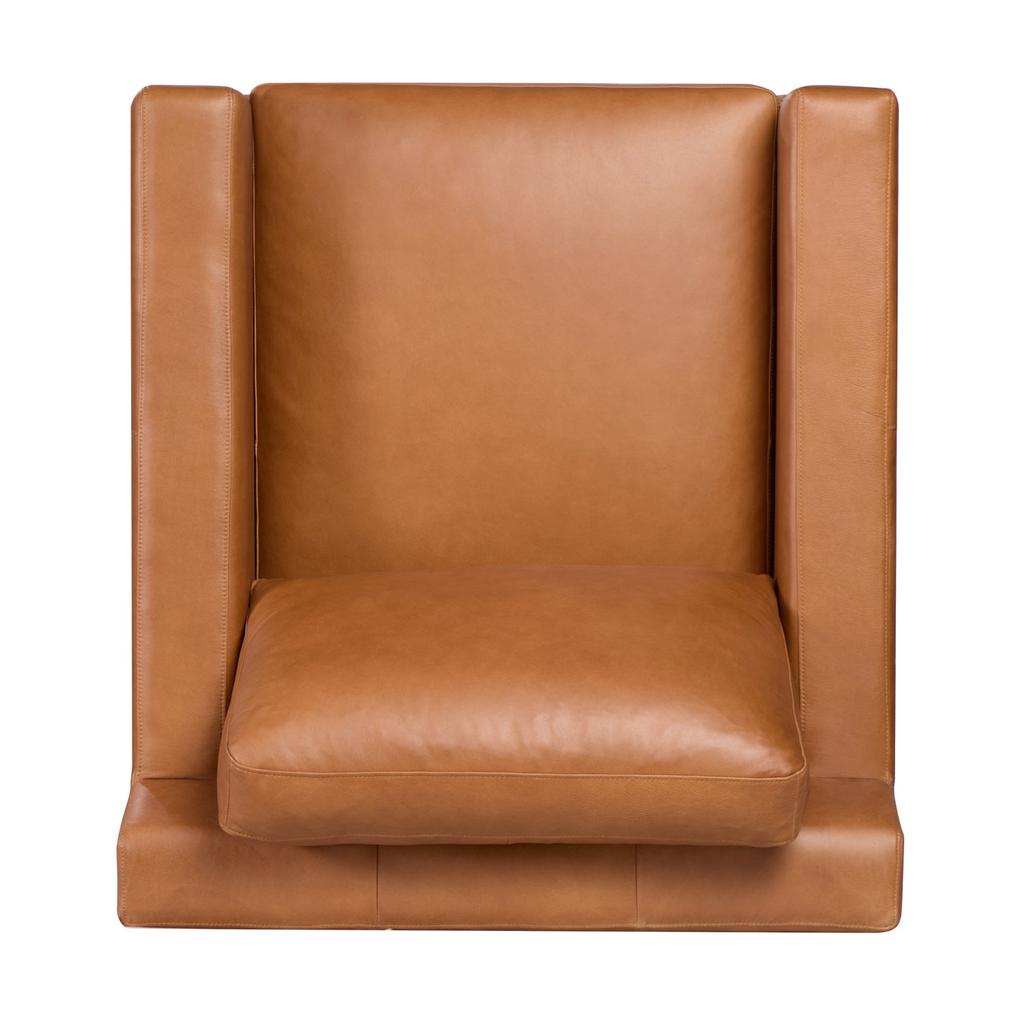 Zyon Leather Lounge Chair | Saddle Tan | Set of 2