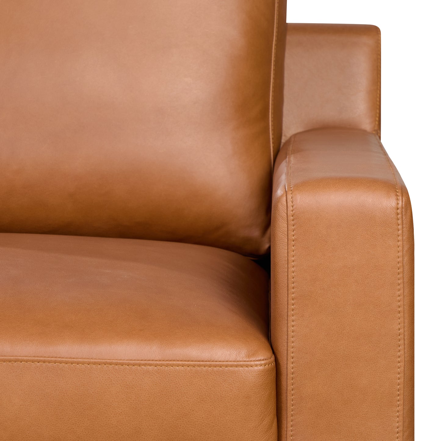 Zyon Leather Lounge Chair | Saddle Tan | Set of 2