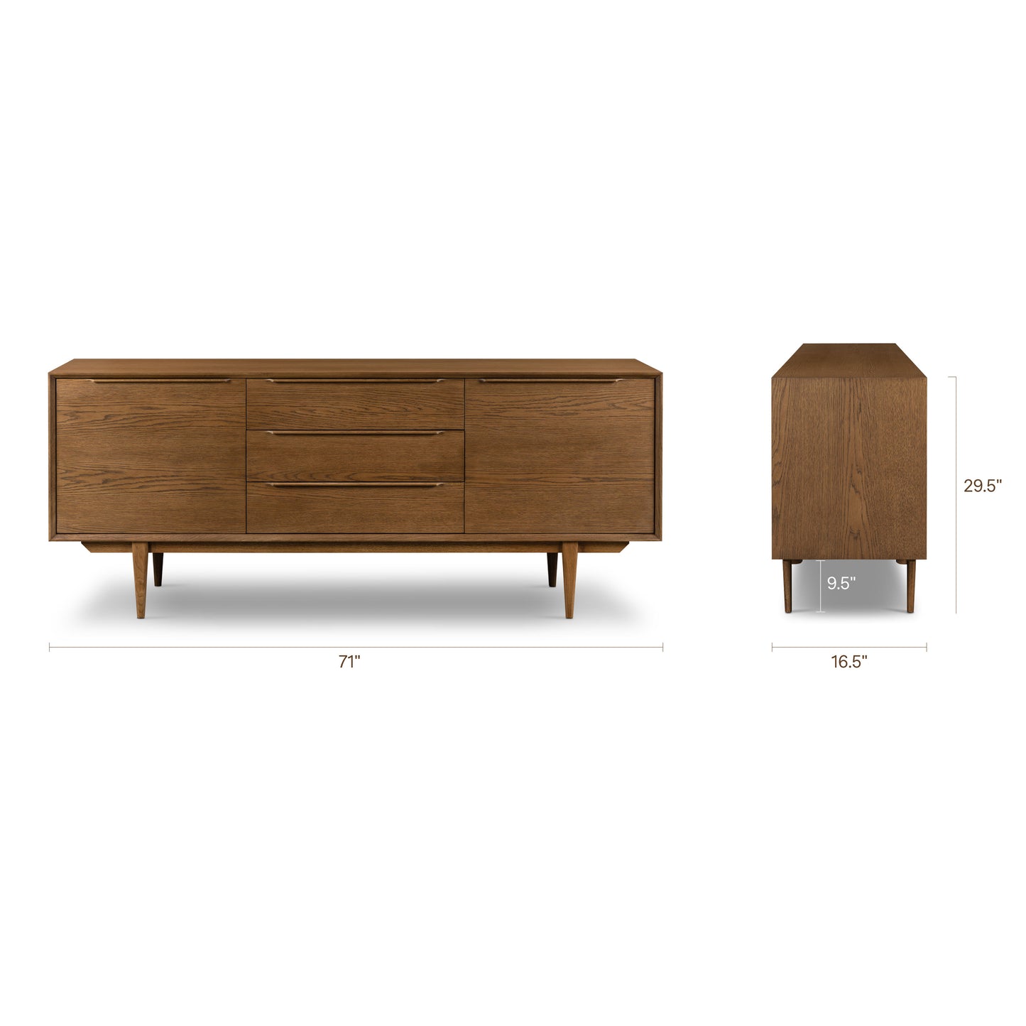 Maro 71" Sideboard | Walnut