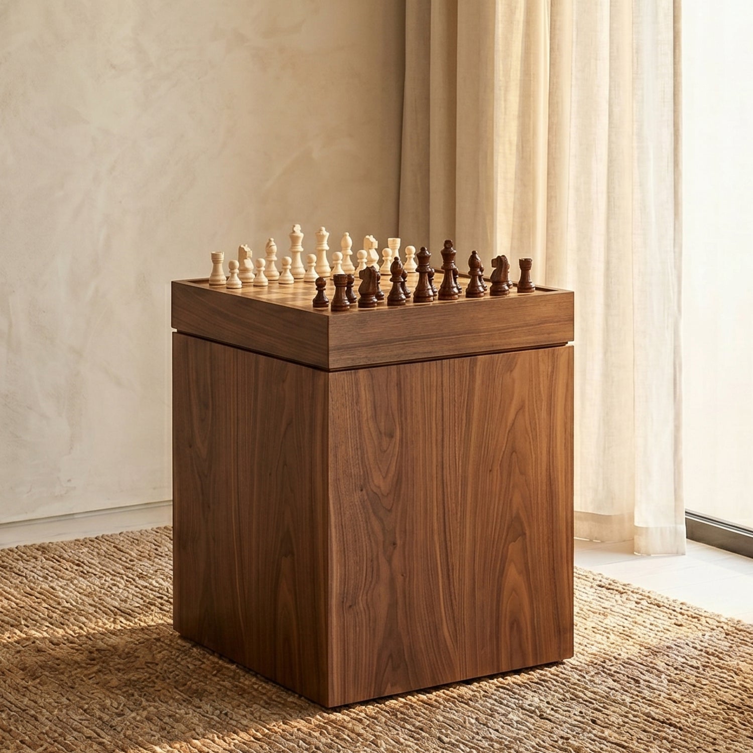 Torre Game Table | Walnut lifestyle_image
