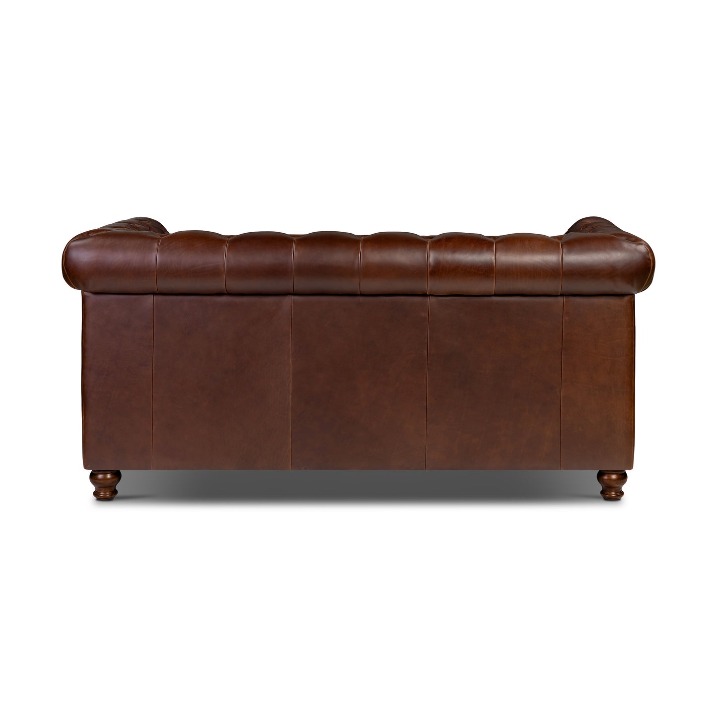Lyon 72" Leather Apartment Sofa | Oscuro Brown