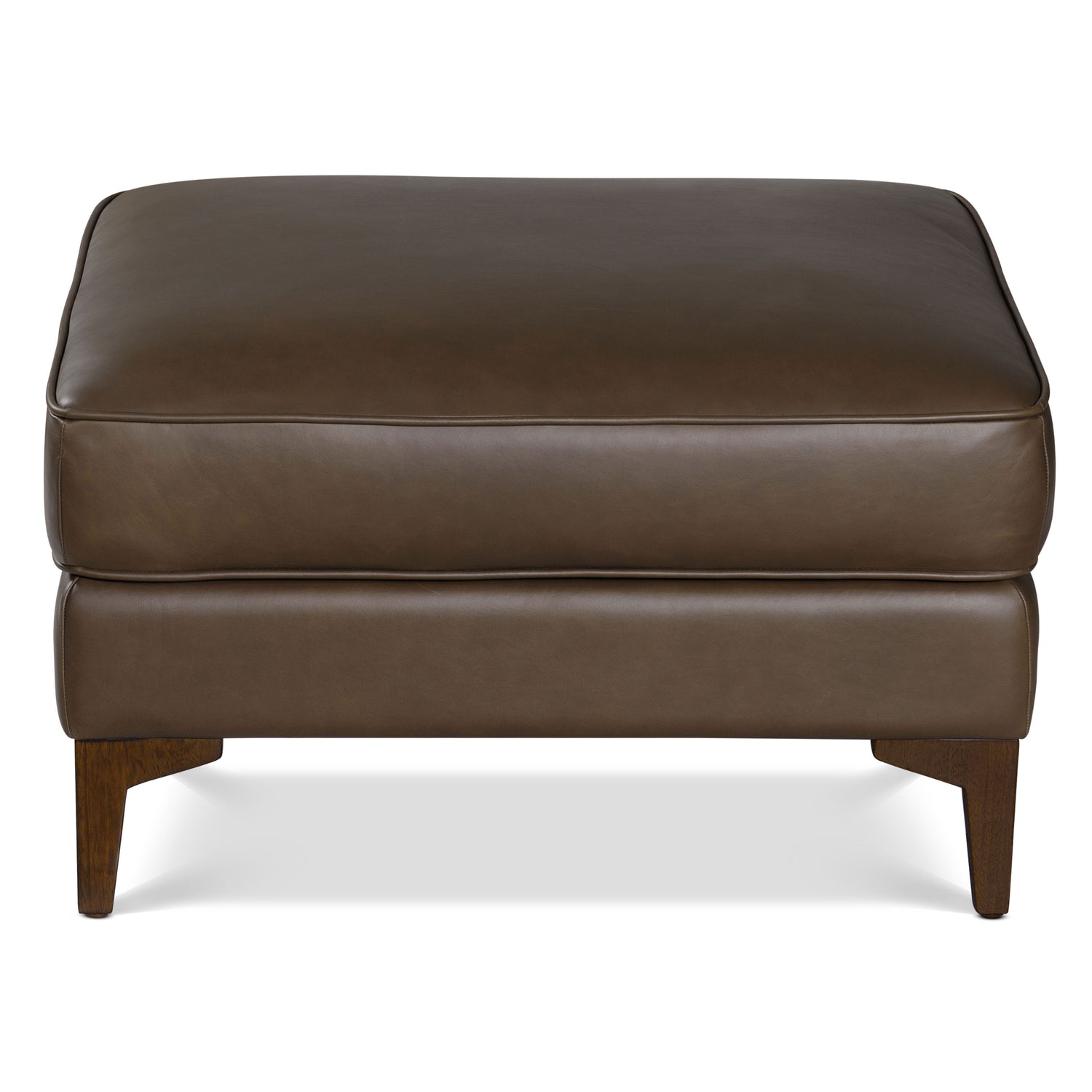 Essex Leather Ottoman 2.0 | Cocoa Brown 