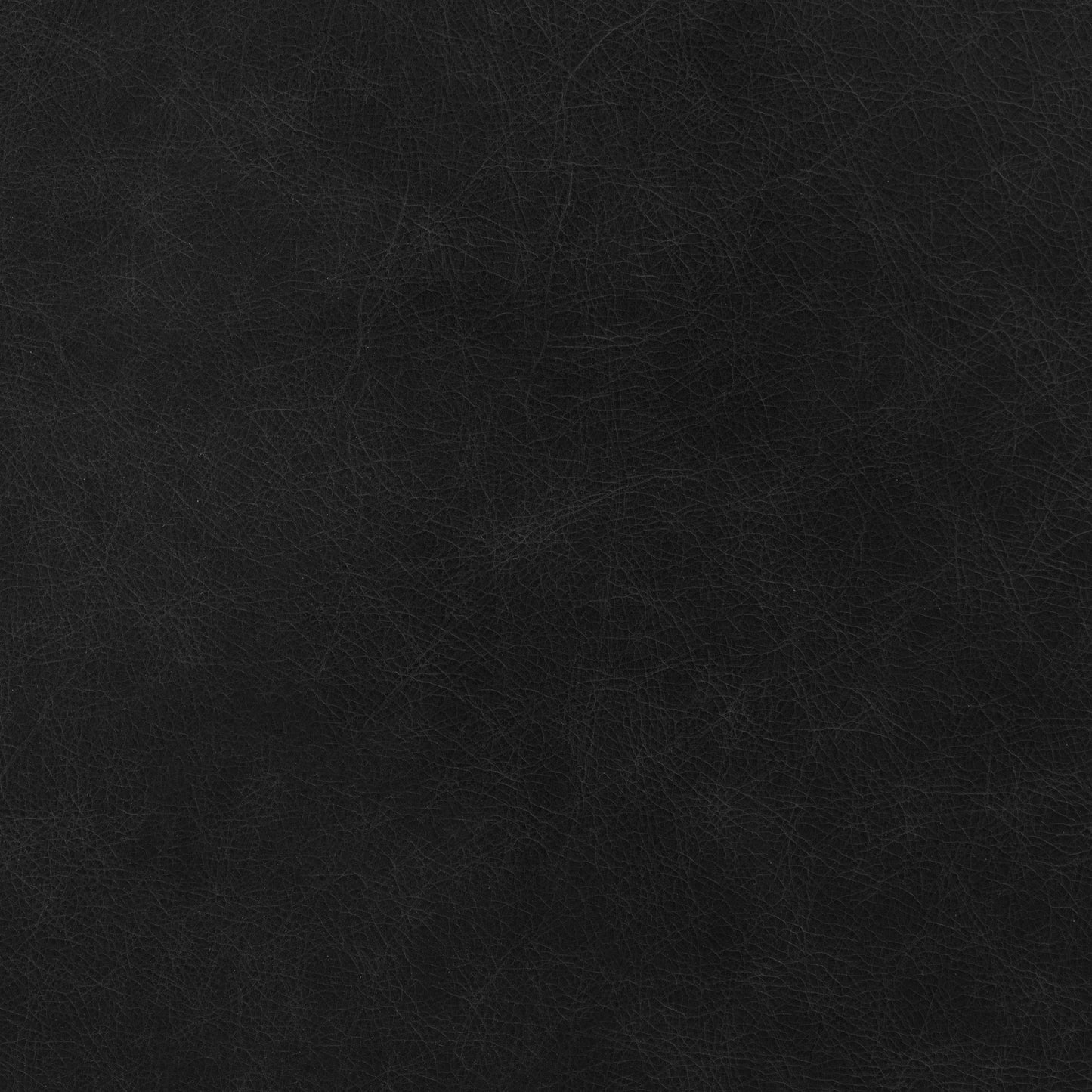 Essex Leather Ottoman 2.0 | Onyx Black