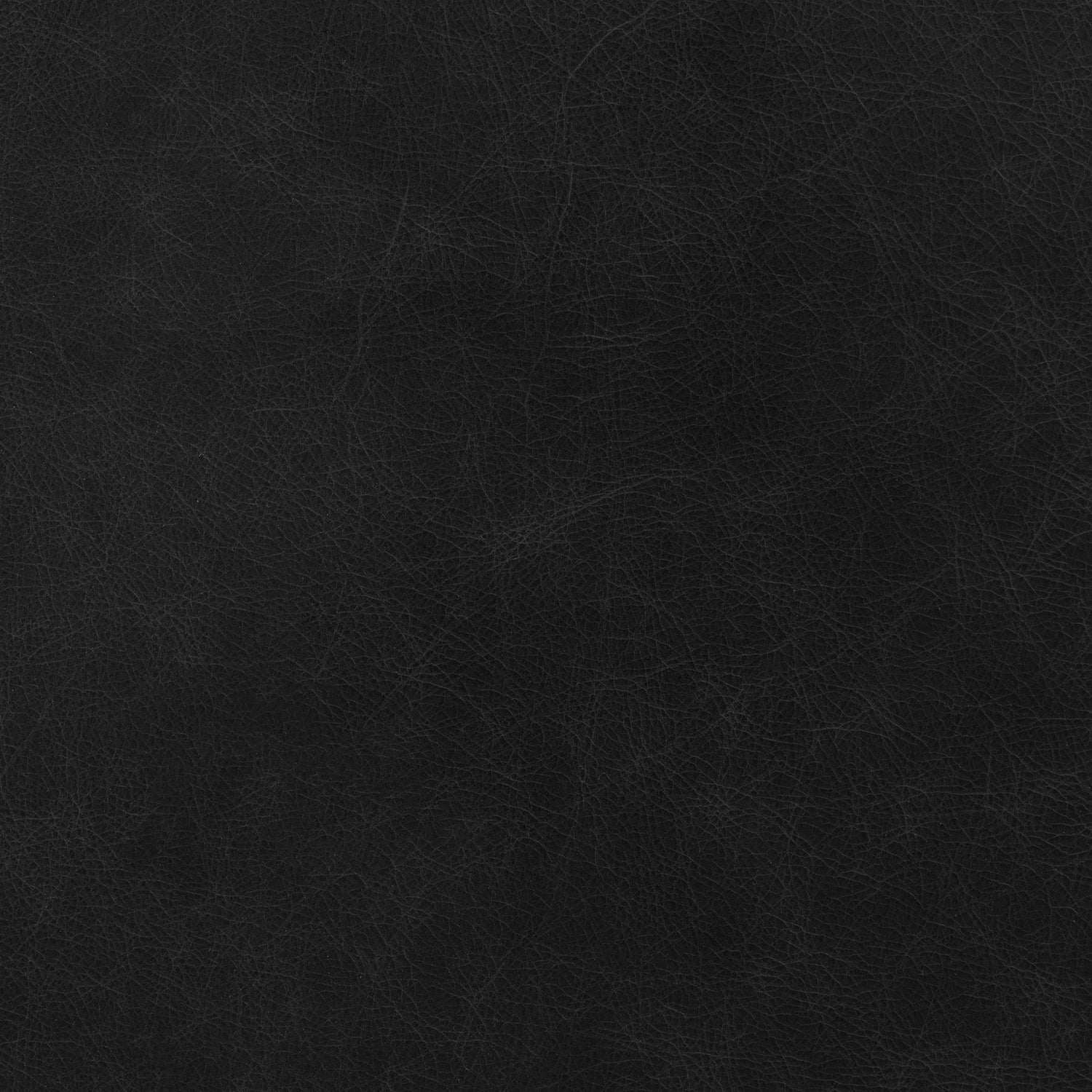 Essex Leather Ottoman 2.0 | Onyx Black 