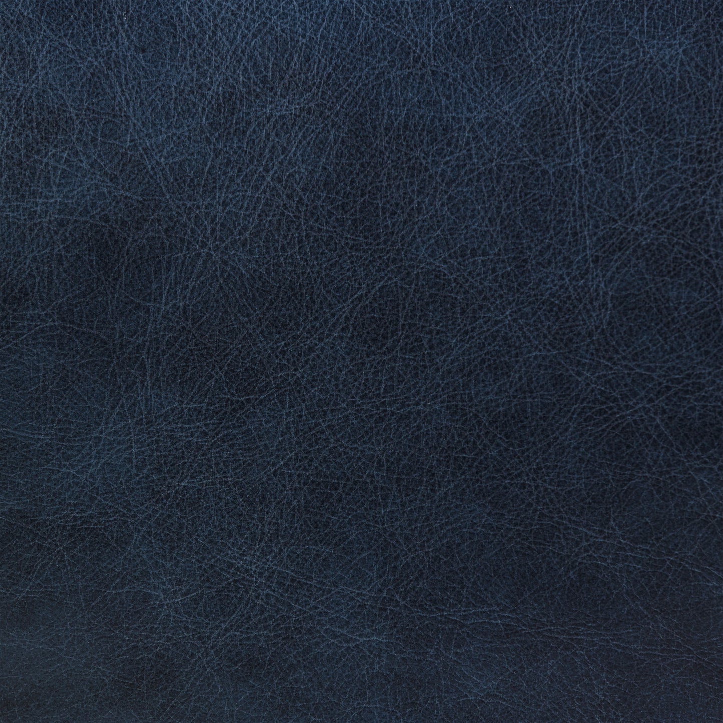 Essex Leather Ottoman 2.0 | Midnight Blue