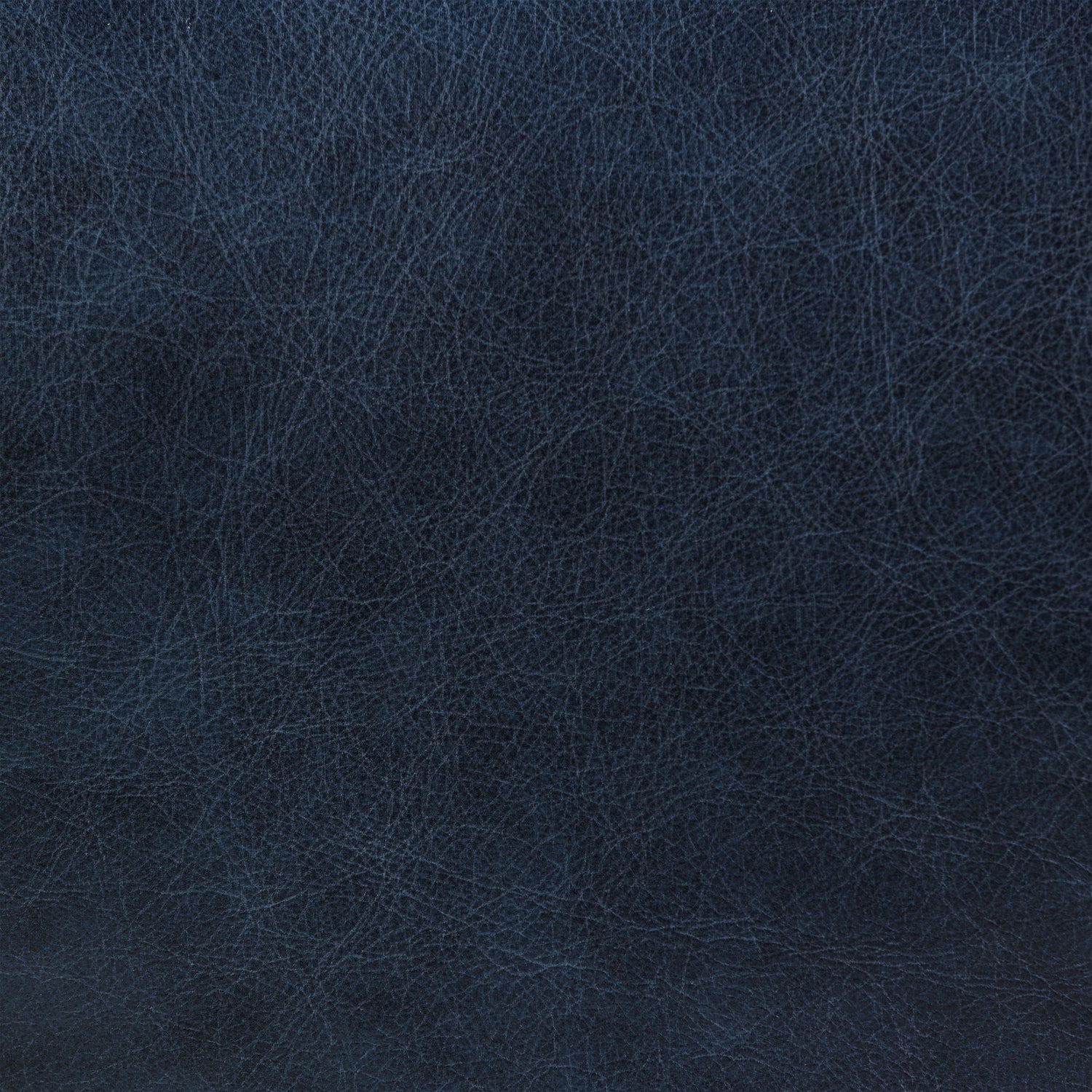 Essex Leather Ottoman 2.0 | Midnight Blue 
