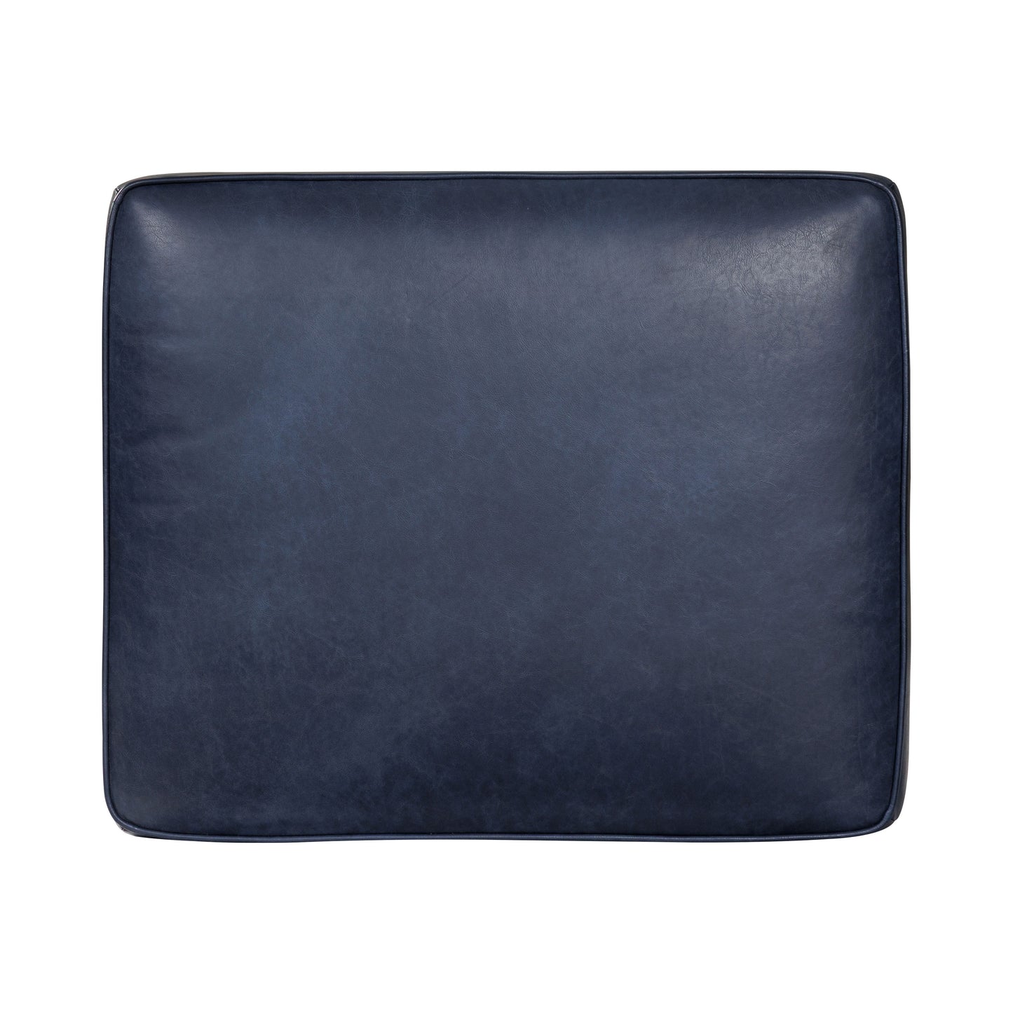 Essex Leather Ottoman 2.0 | Midnight Blue