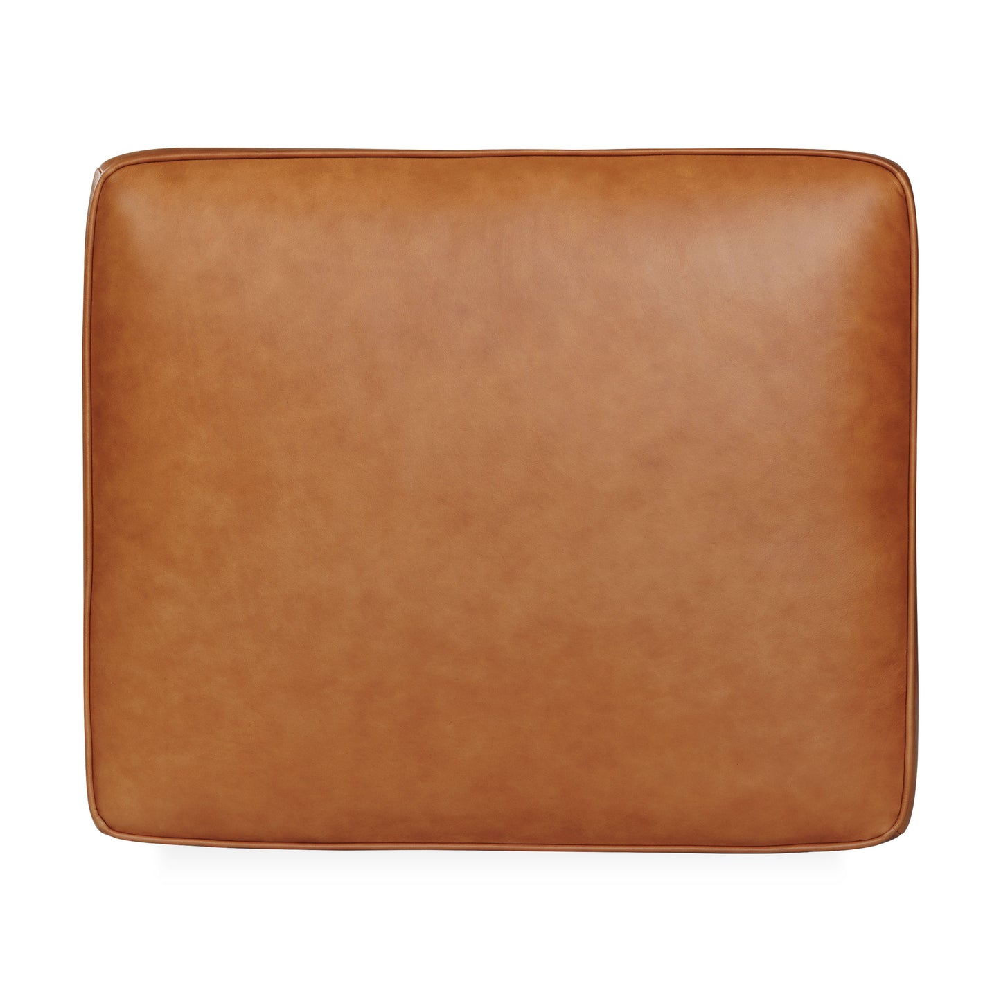 Essex Leather Ottoman 2.0 | Cognac Tan