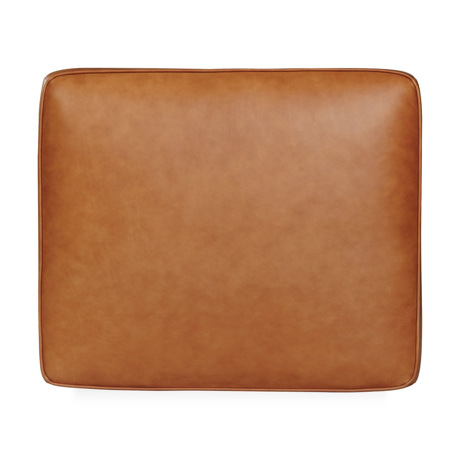 Essex Leather Ottoman 2.0 | Cognac Tan 