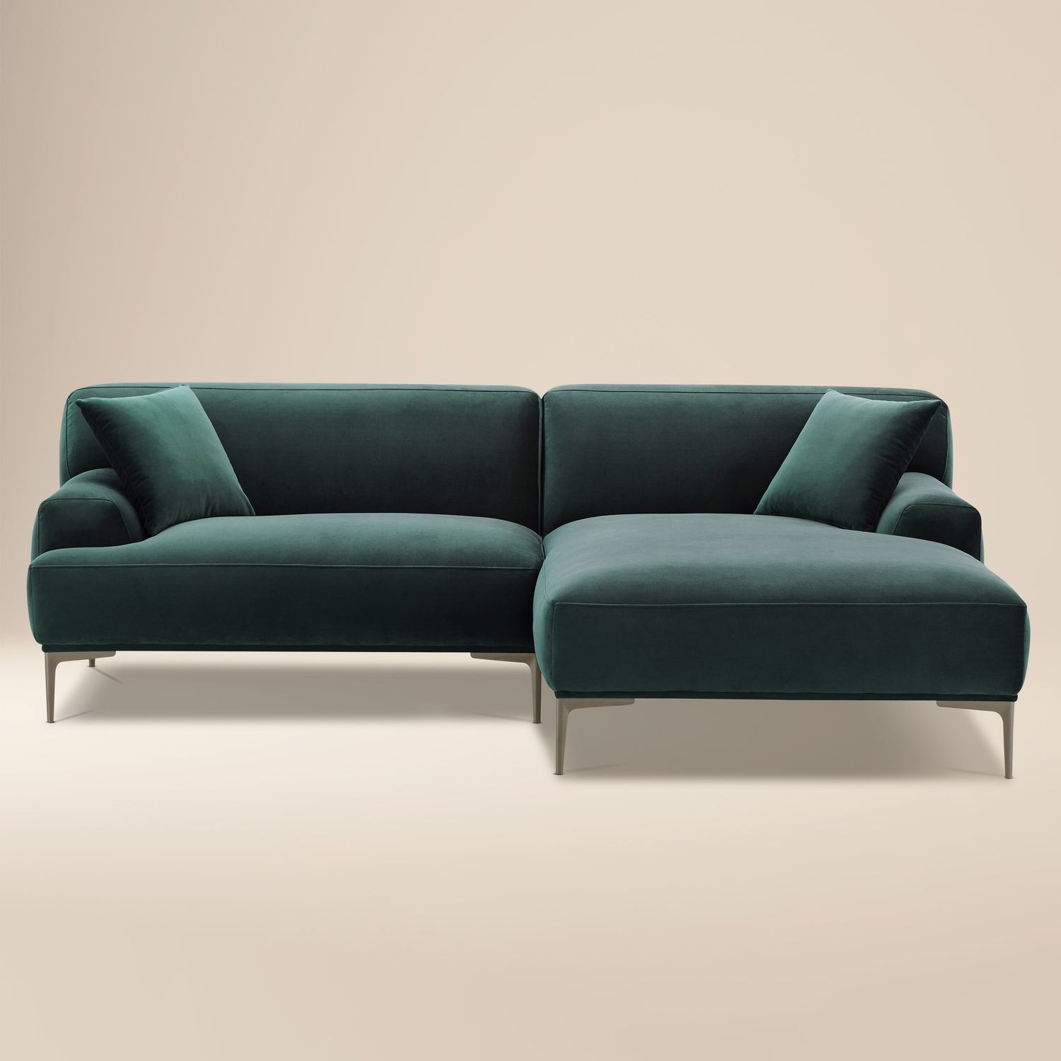 Mineta Right-Facing Sectional | Amalfi Blue 