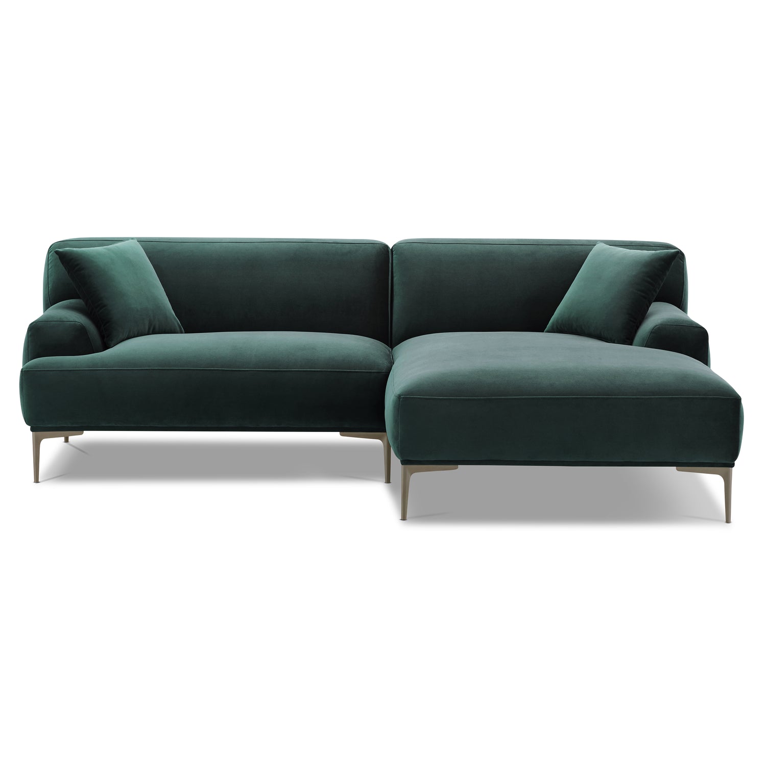 Mineta Right-Facing Sectional | Amalfi Blue 