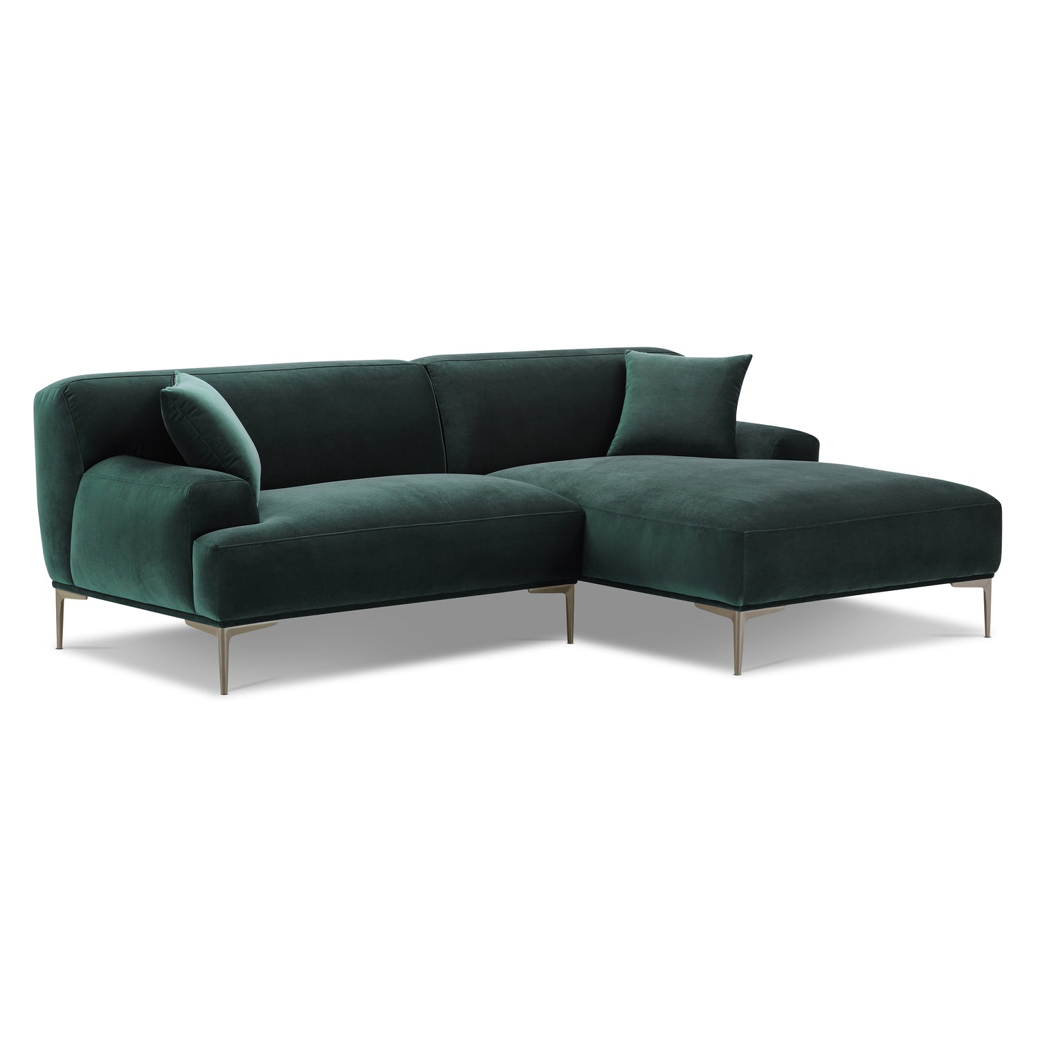 Mineta Right-Facing Sectional | Amalfi Blue 