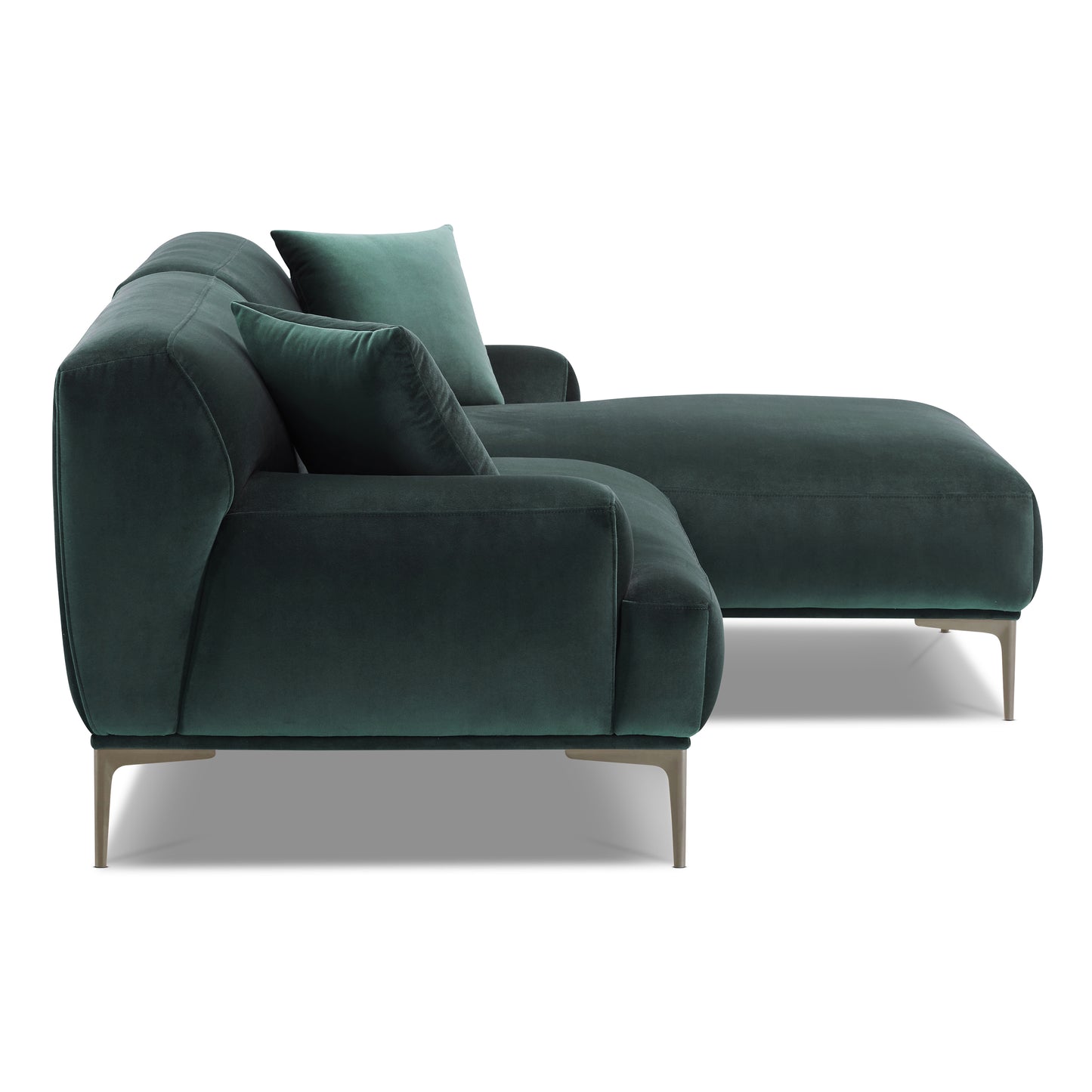Mineta Right-Facing Sectional | Amalfi Blue