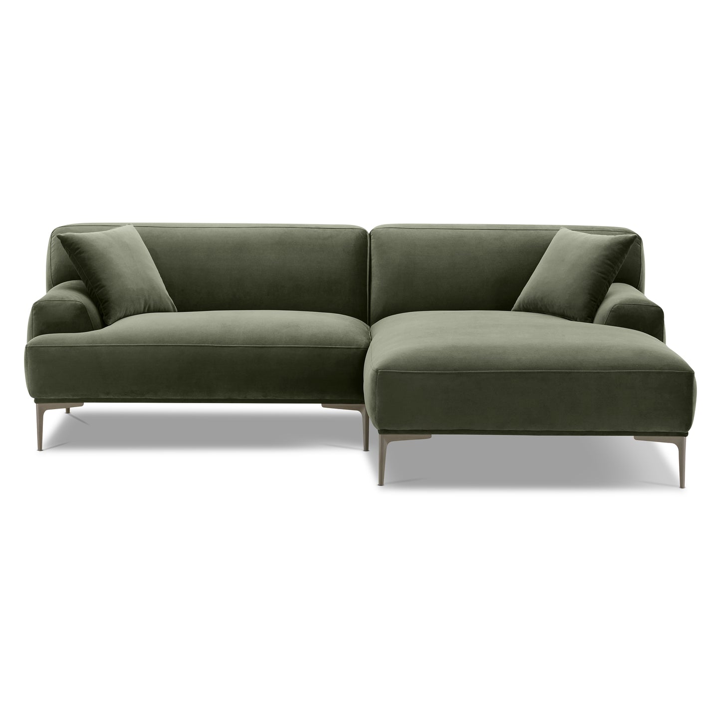 Mineta Right-Facing Sectional | Calabria Green
