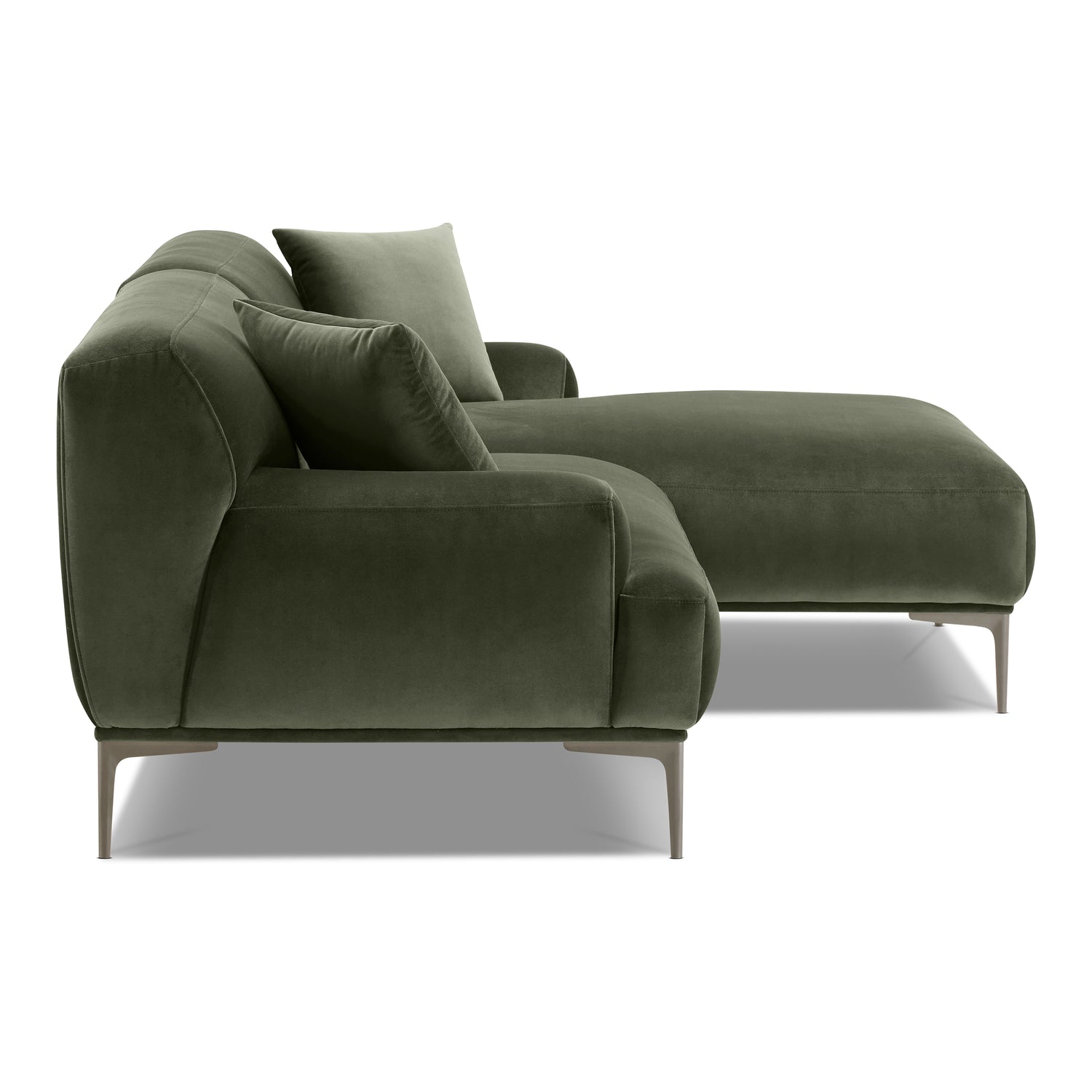 Mineta Right-Facing Sectional | Calabria Green 