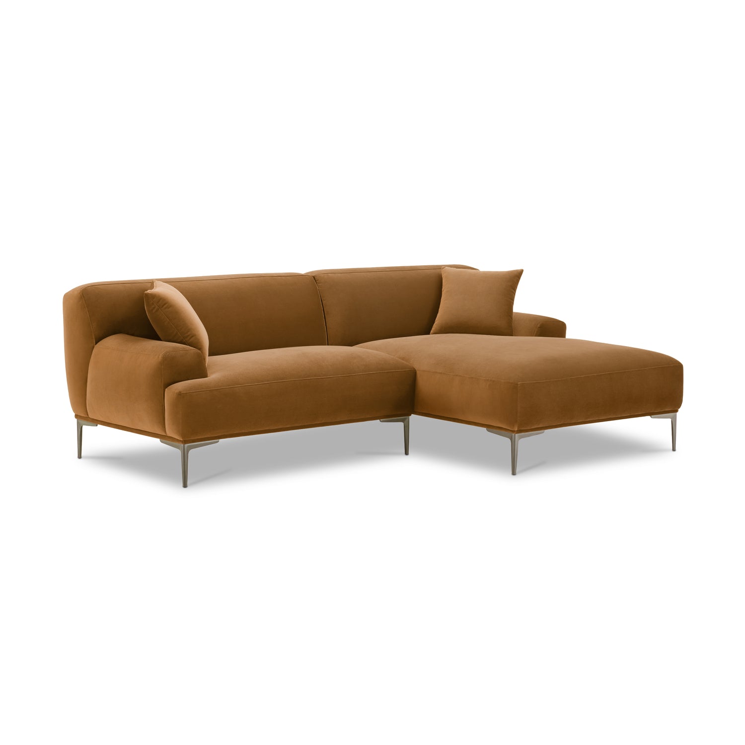 Mineta Right-Facing Sectional | Cider Rust 