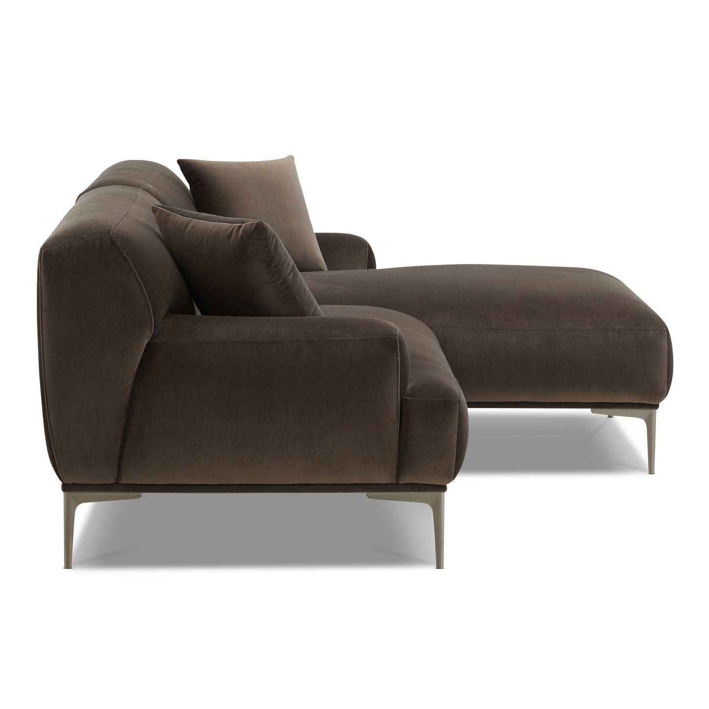 Mineta Right-Facing Sectional | Shadow Brown