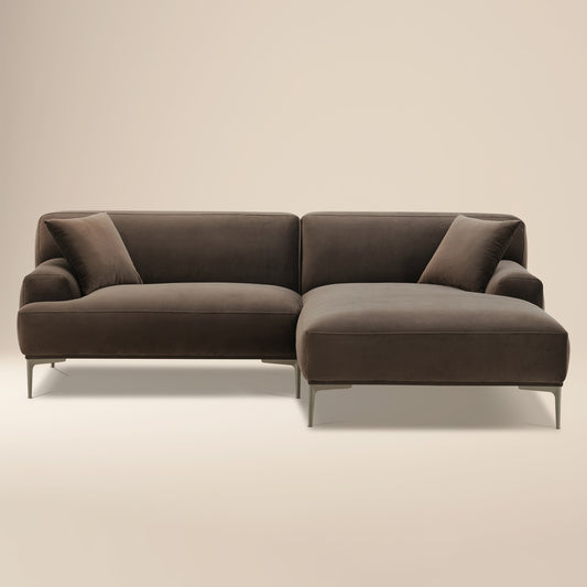 Mineta Right-Facing Sectional | Shadow Brown