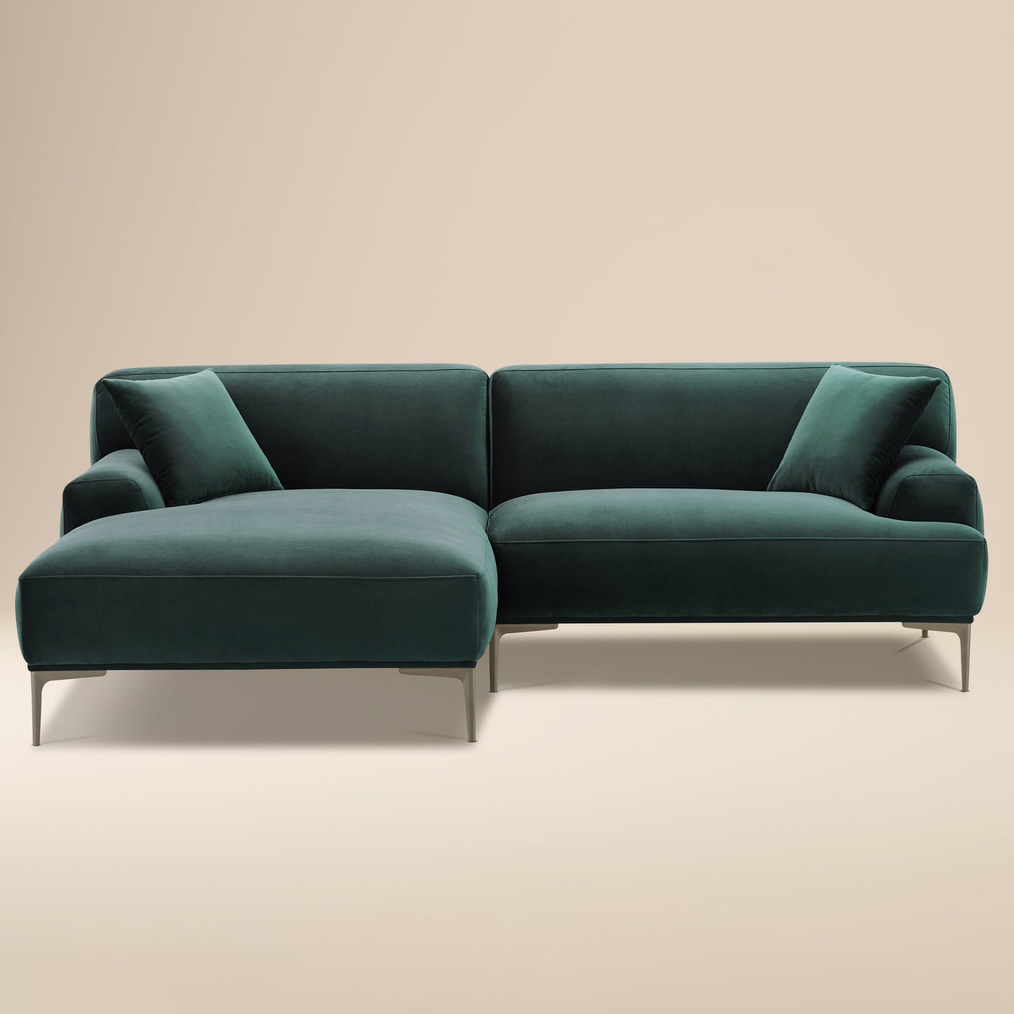 Mineta Left-Facing Sectional | Amalfi Blue