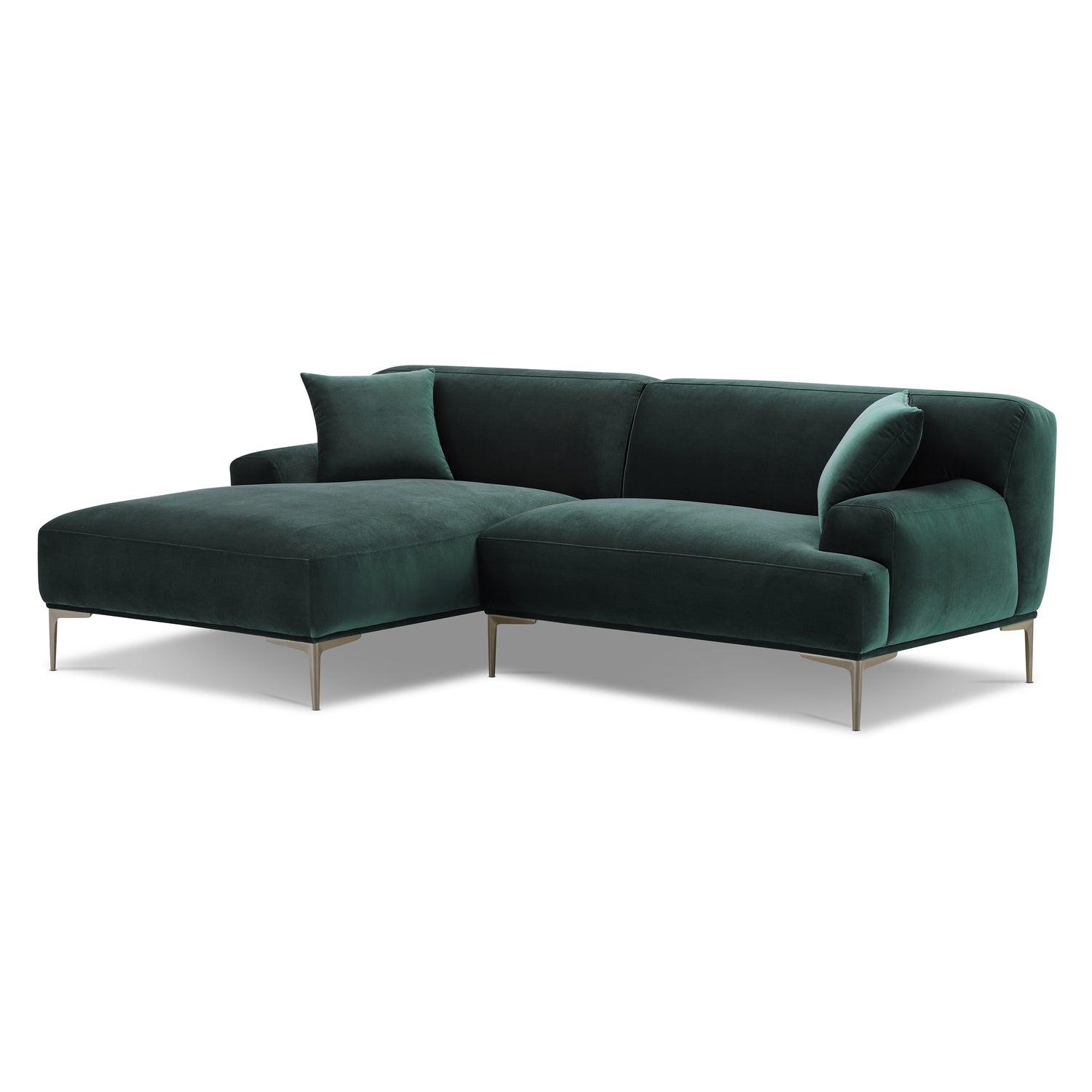 Mineta Left-Facing Sectional | Amalfi Blue 