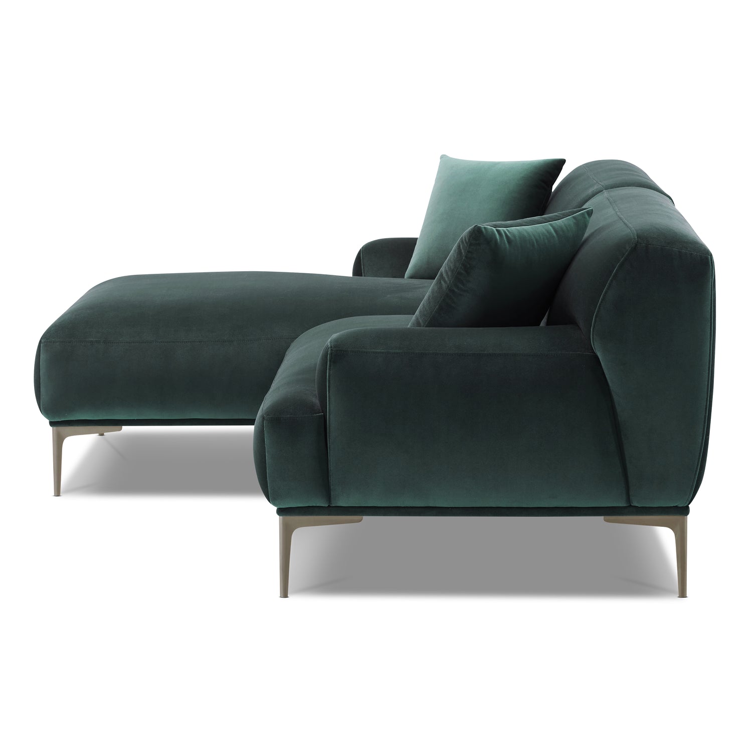 Mineta Left-Facing Sectional | Amalfi Blue 