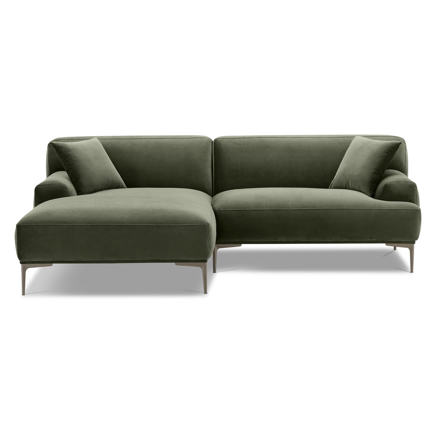 Mineta Left-Facing Sectional | Calabria Green