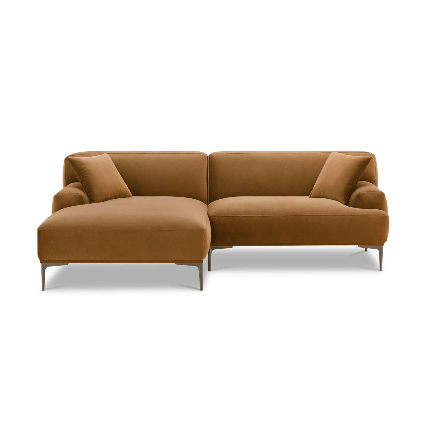 Mineta Left-Facing Sectional | Cider Rust
